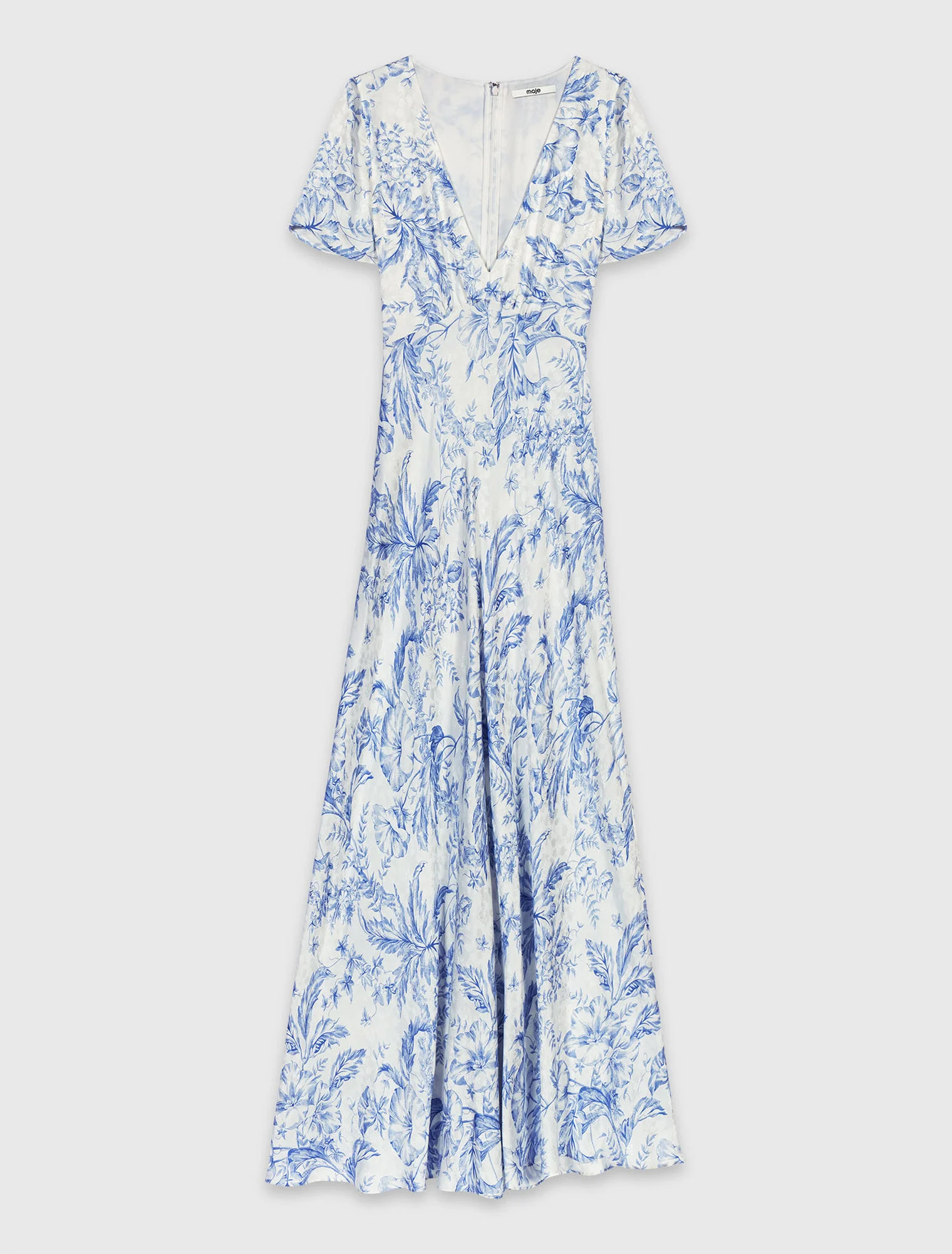 Maje - Đầm maxi dài in hoạ tiết