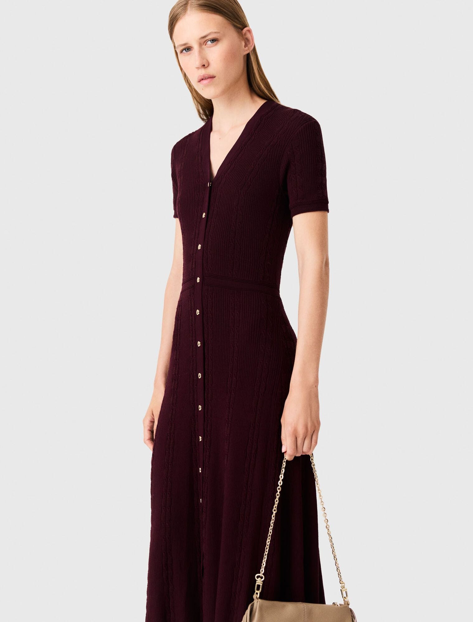 Đầm maxi dệt kim