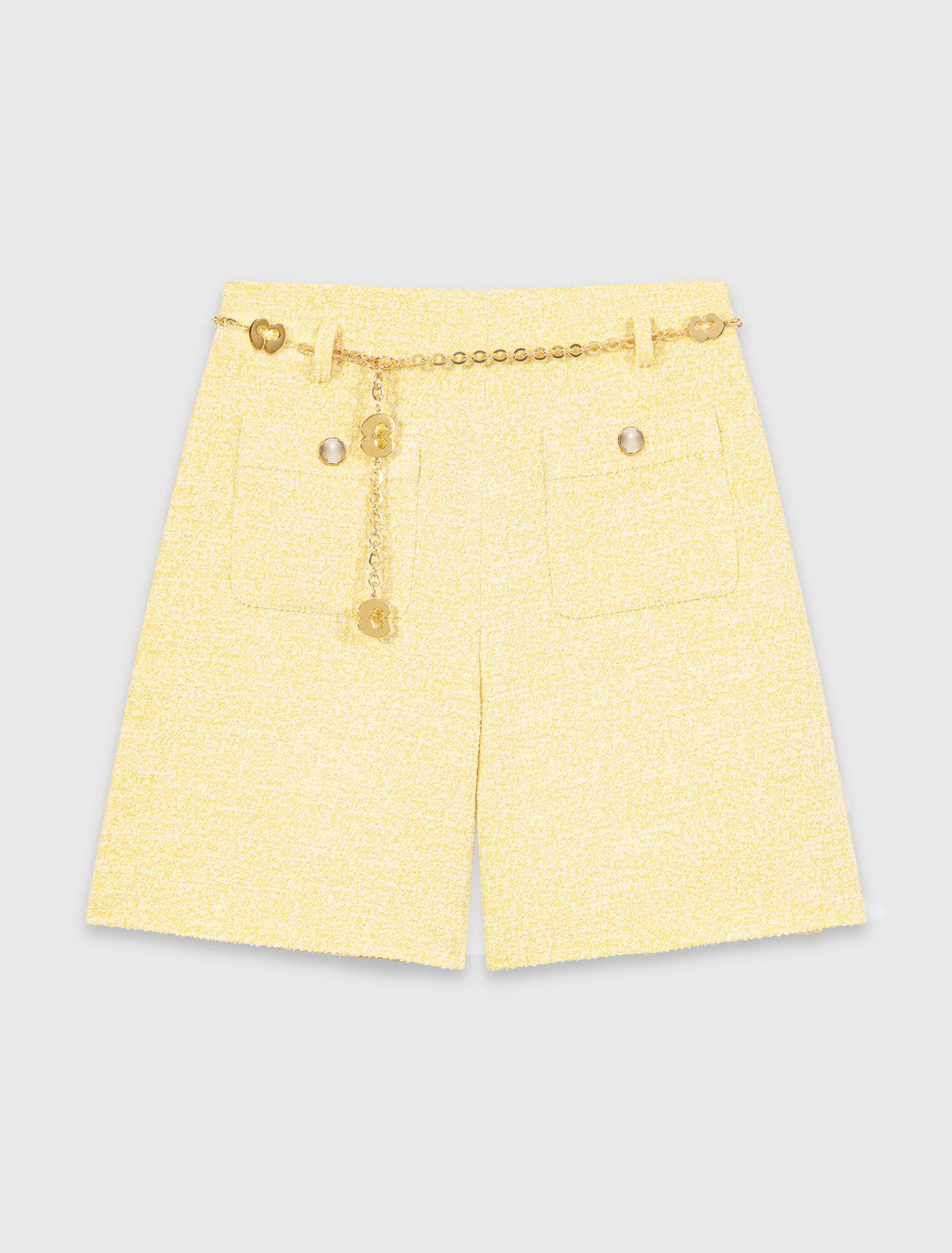 Maje - Quần short vải tweed