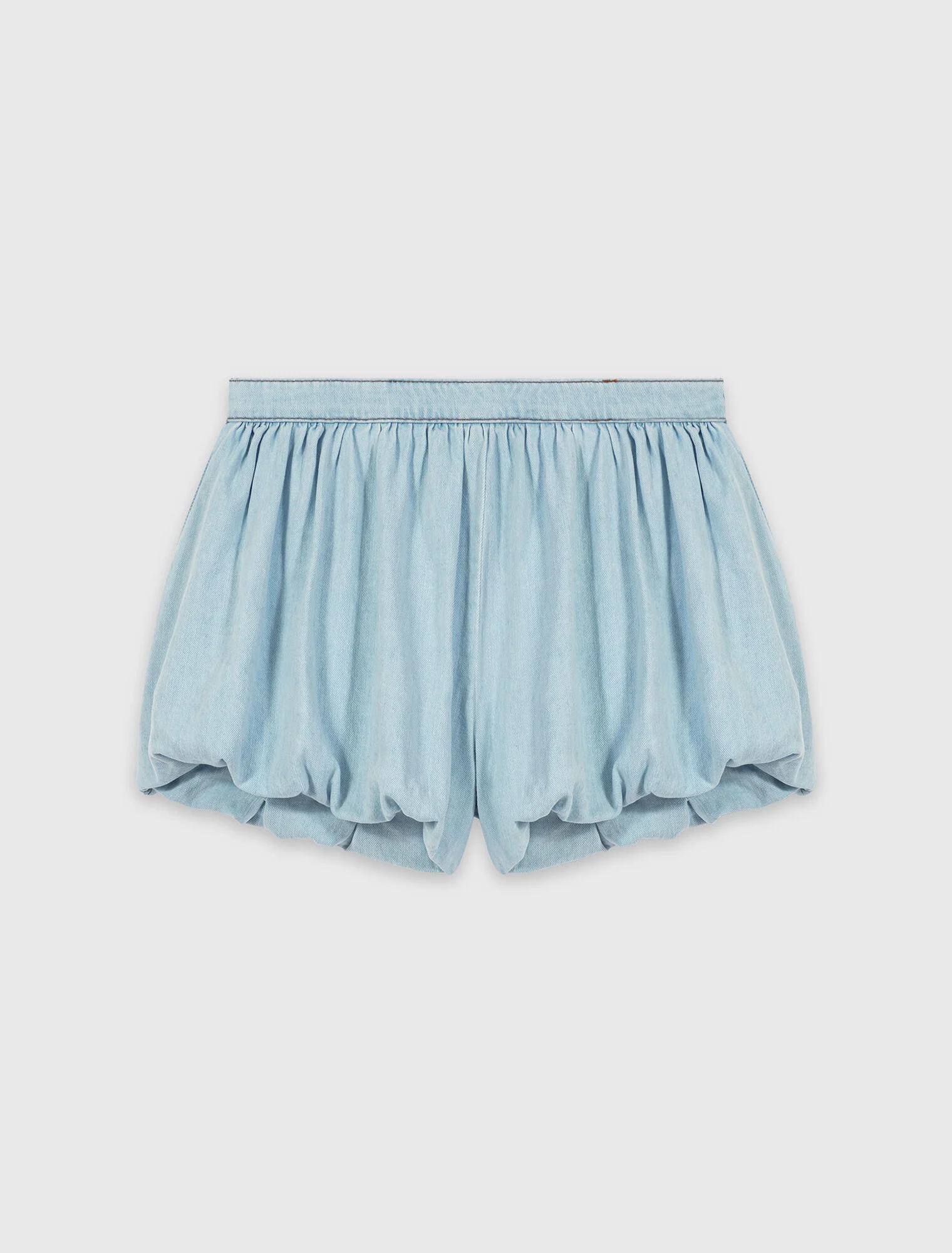 Maje - Quần skort chambray dáng balloon