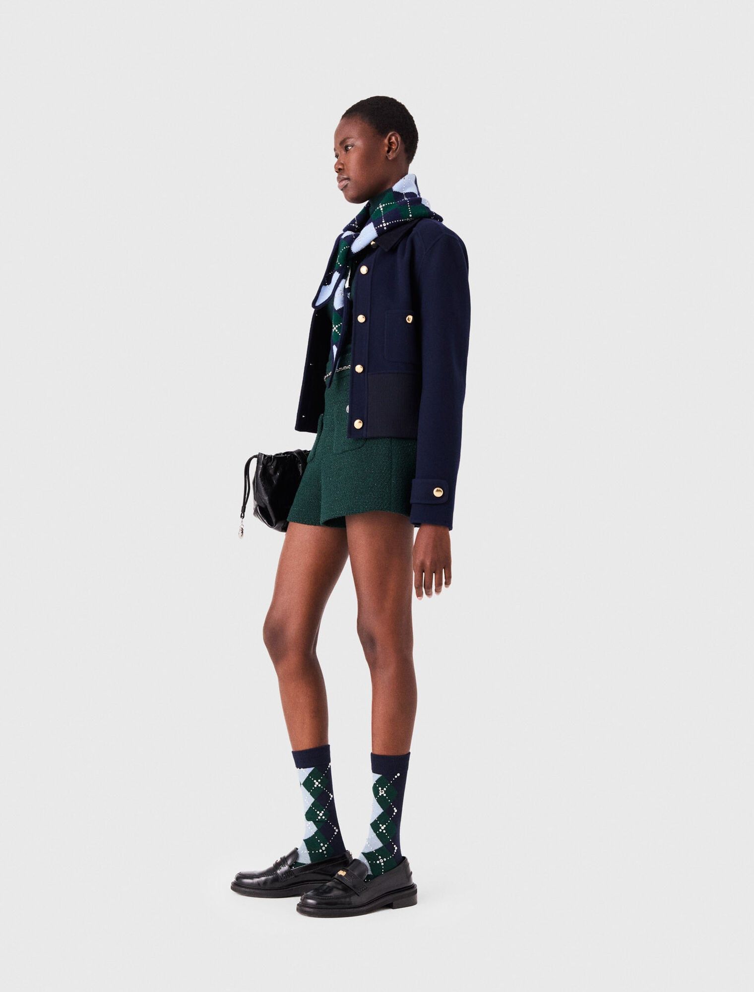 Maje - Quần short tweed