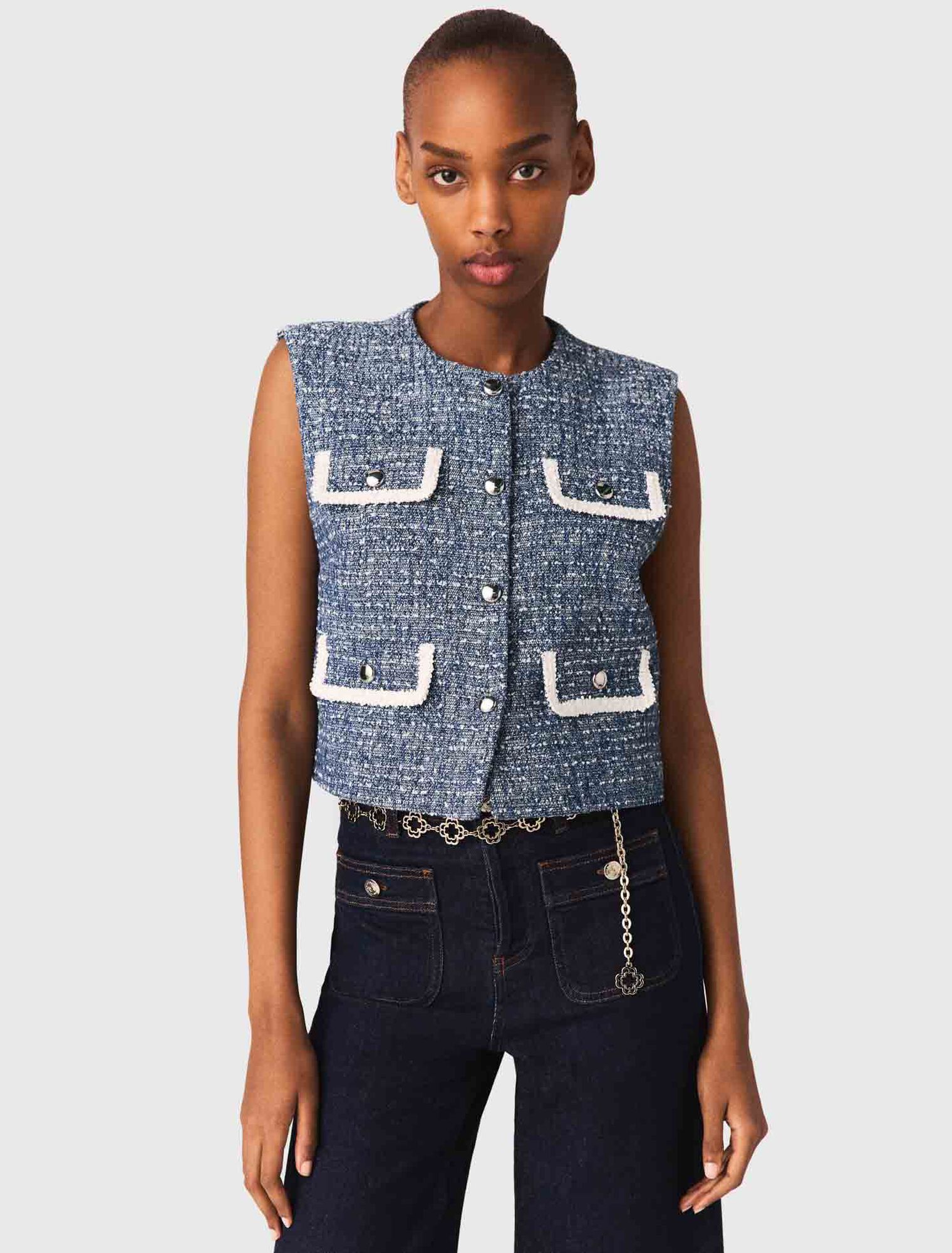 Maje - Áo khoác vải tweed
