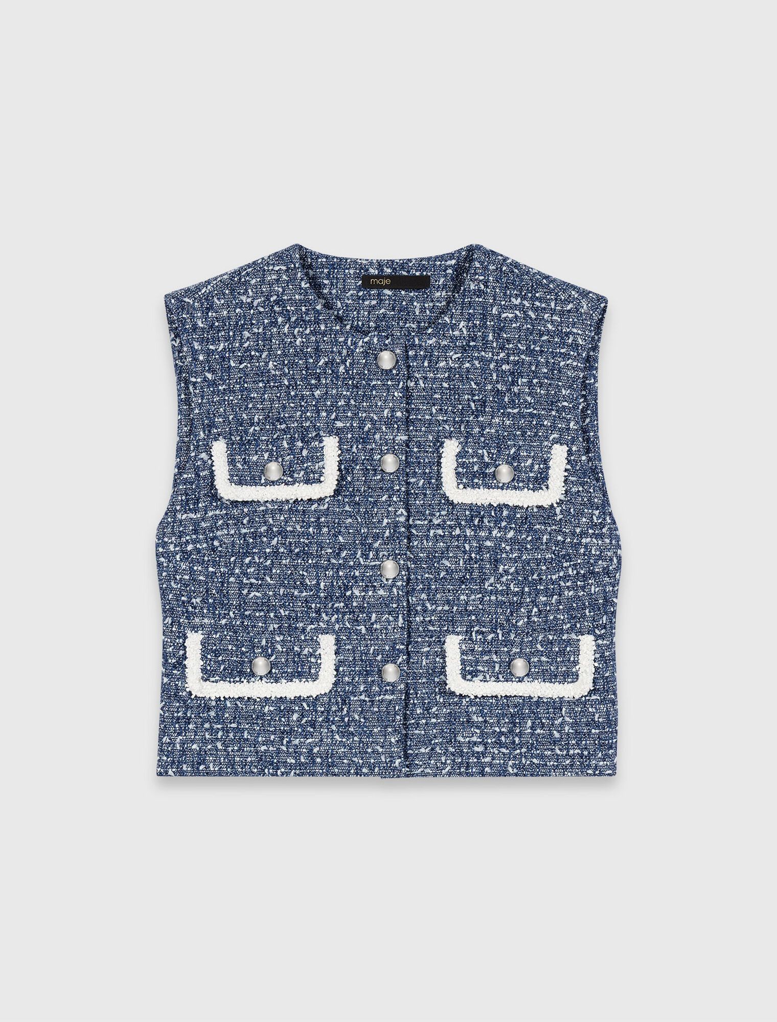 Áo khoác vải tweed