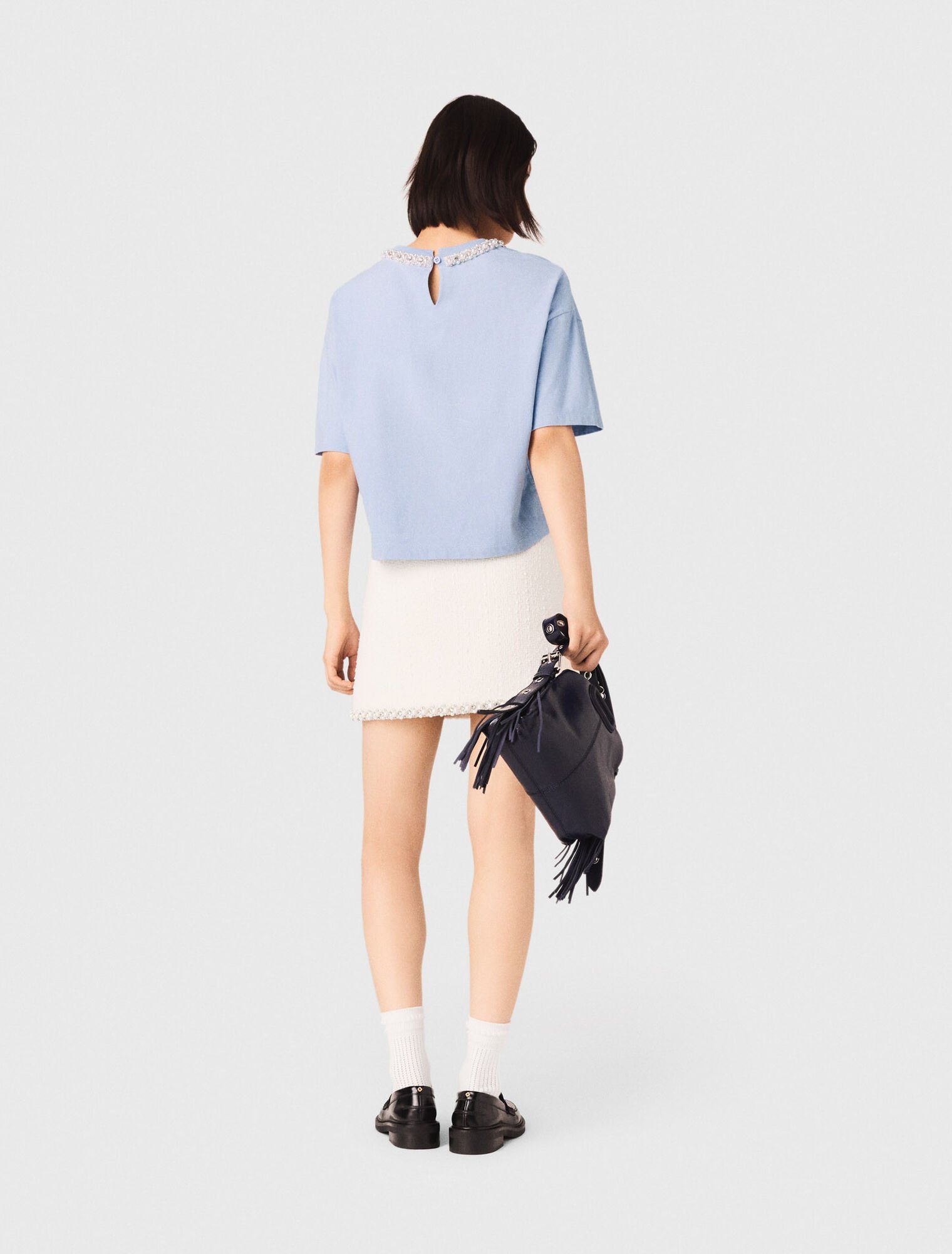 Maje - Áo thun croptop