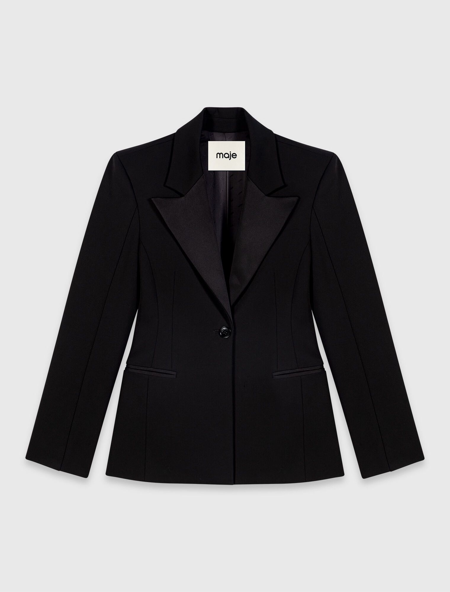 Áo blazer tuxedo dáng ôm