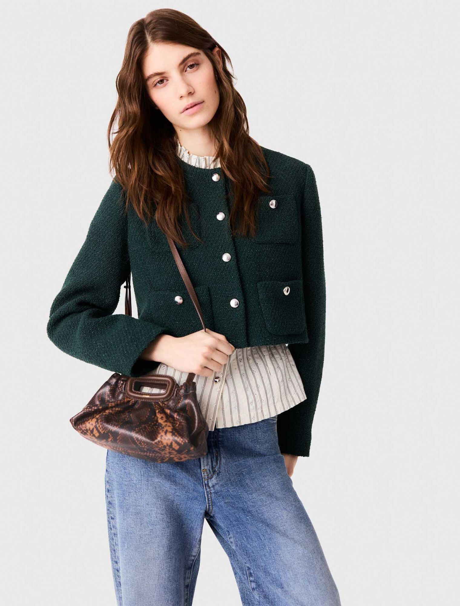 Maje - Áo khoác tweed