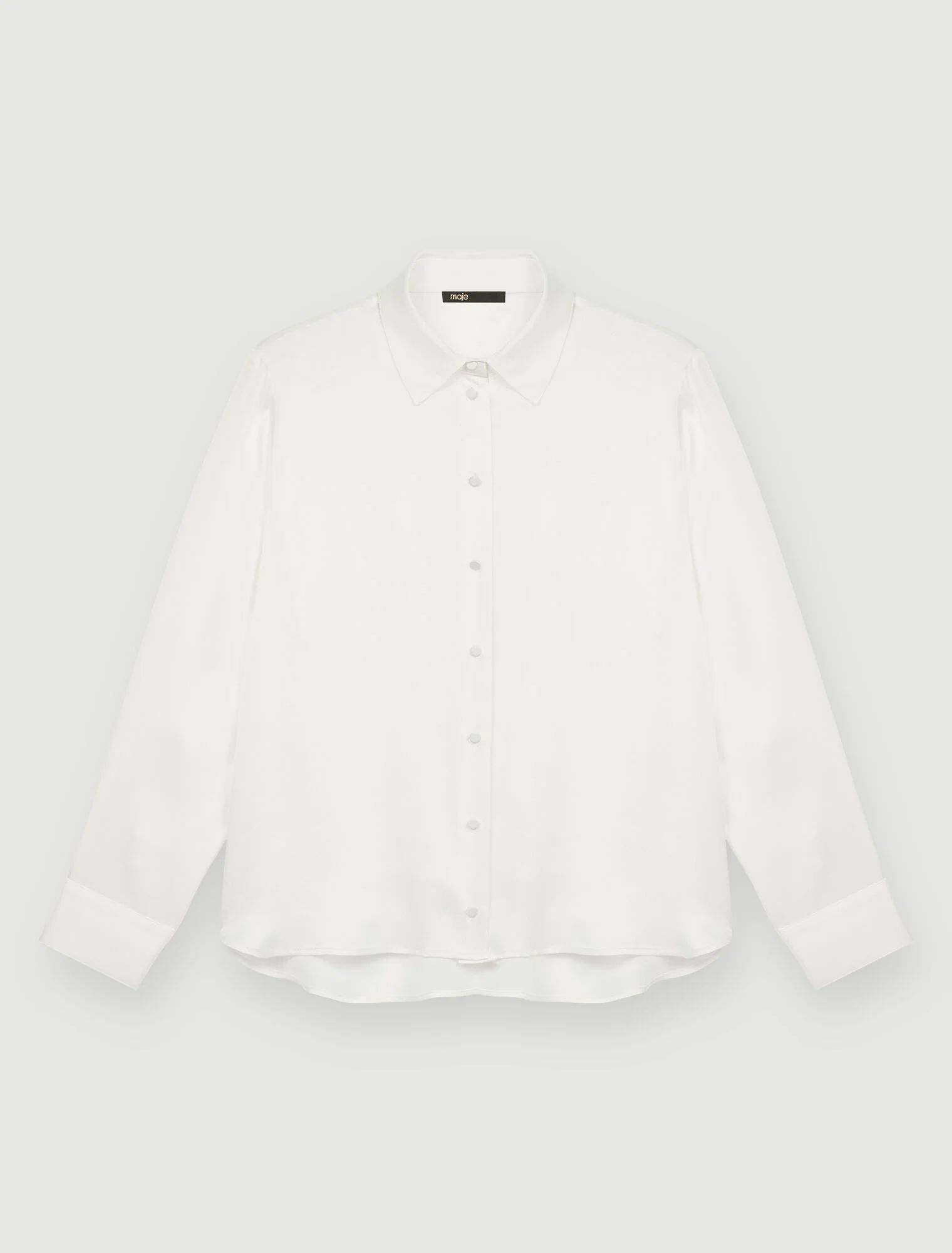 Áo sơ mi lụa satin
