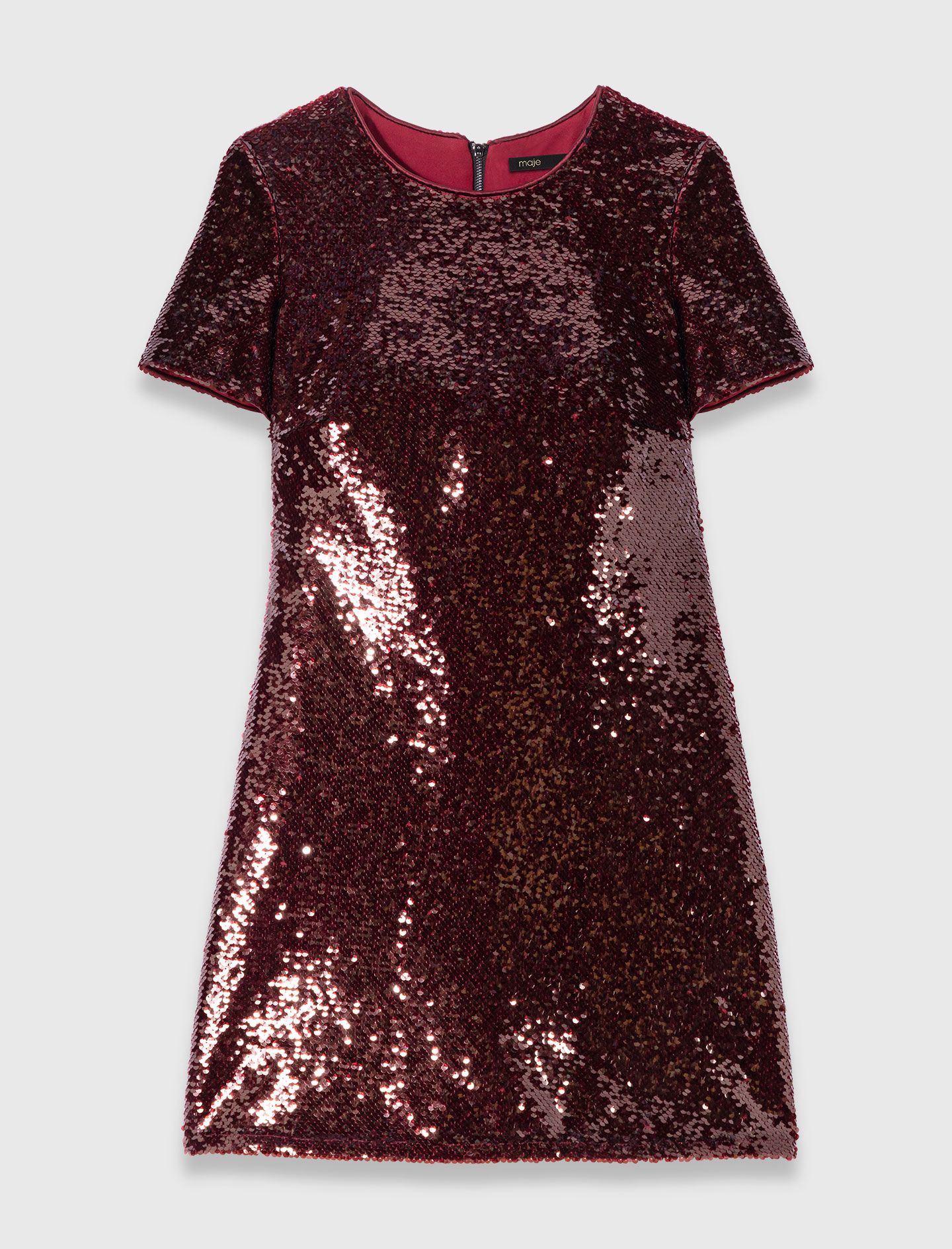 Đầm ngắn thêu sequin