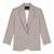 Maje - Áo blazer kẻ suông đính đá