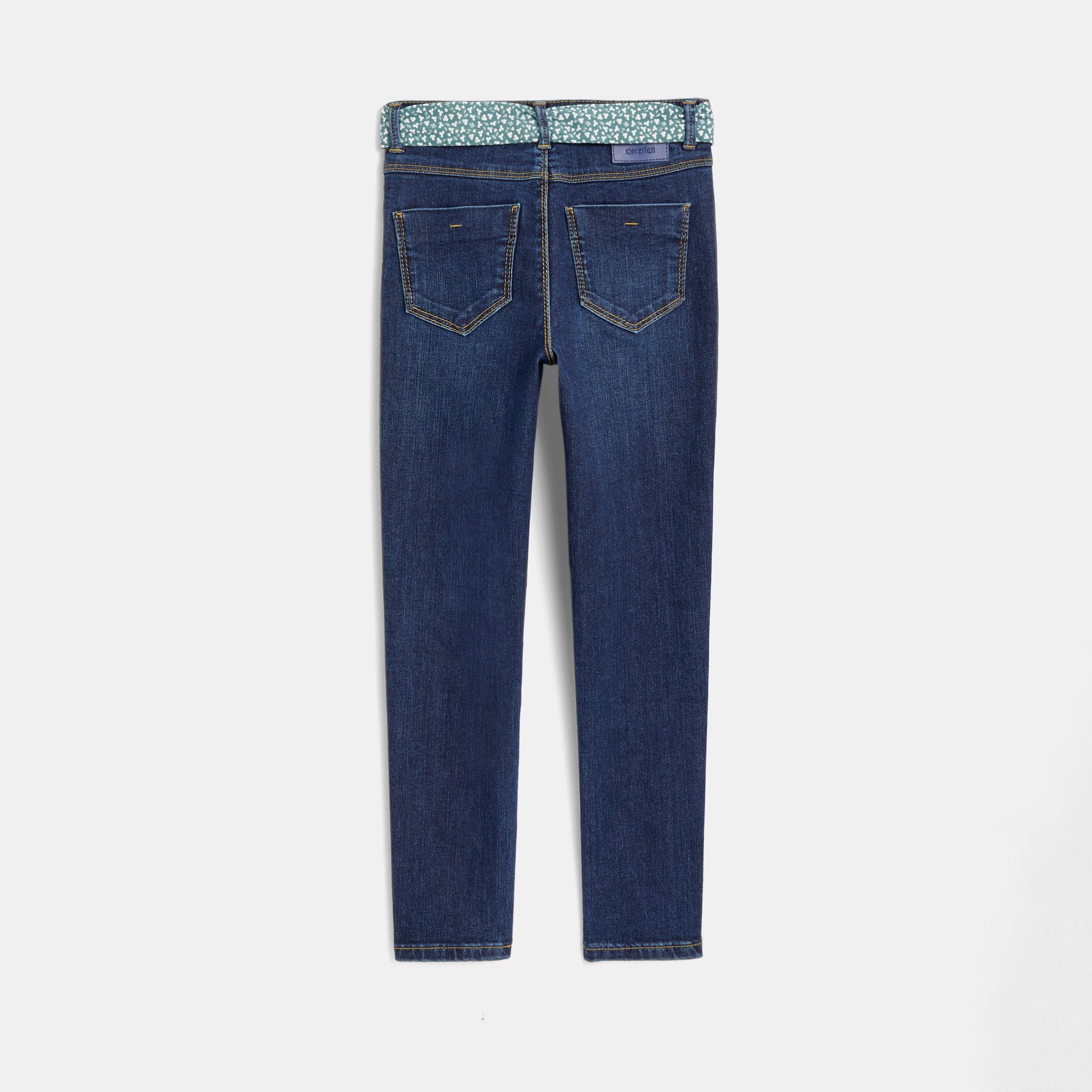 Quần skinny jeans phối thắt lưng