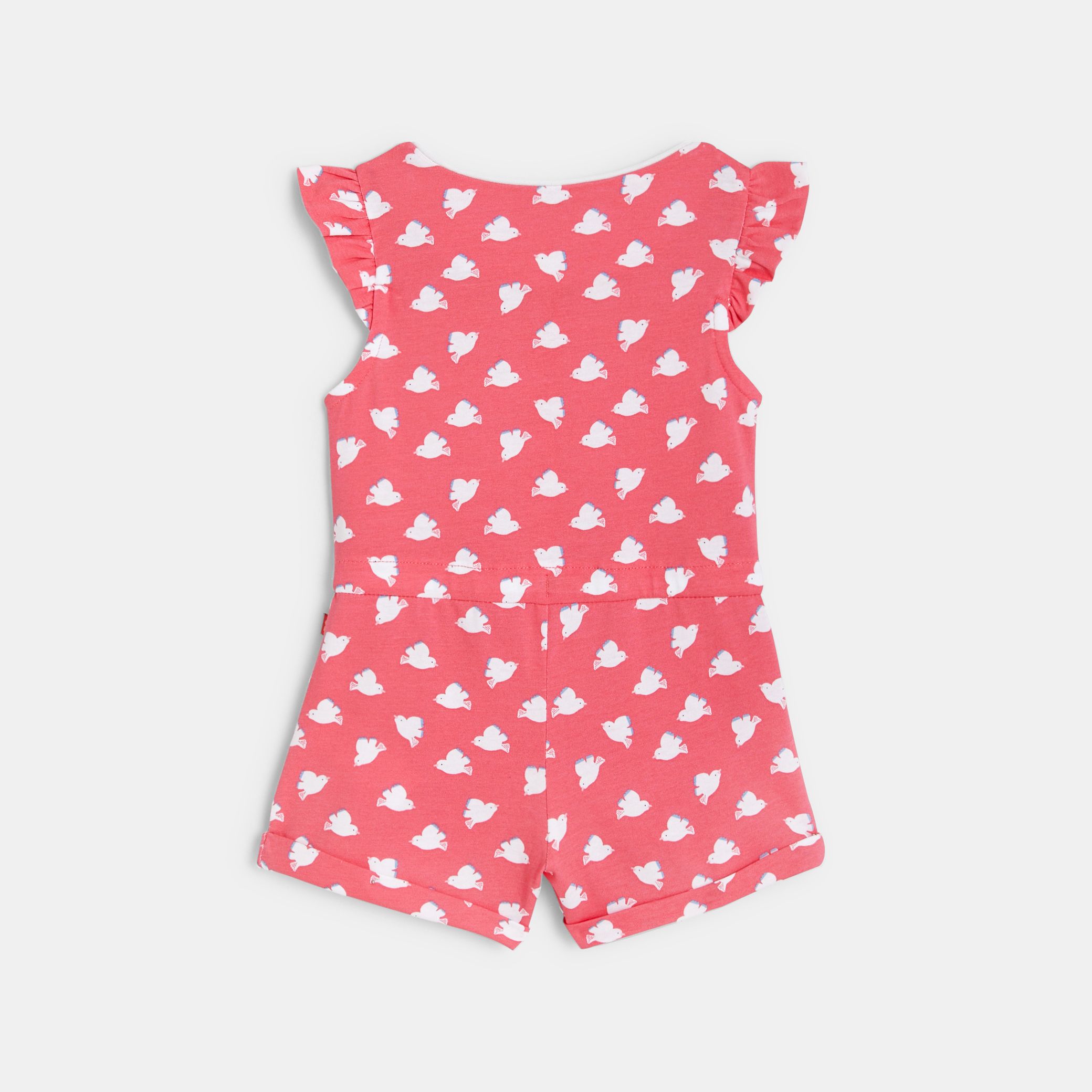 Bộ playsuit ngắn in họa tiết