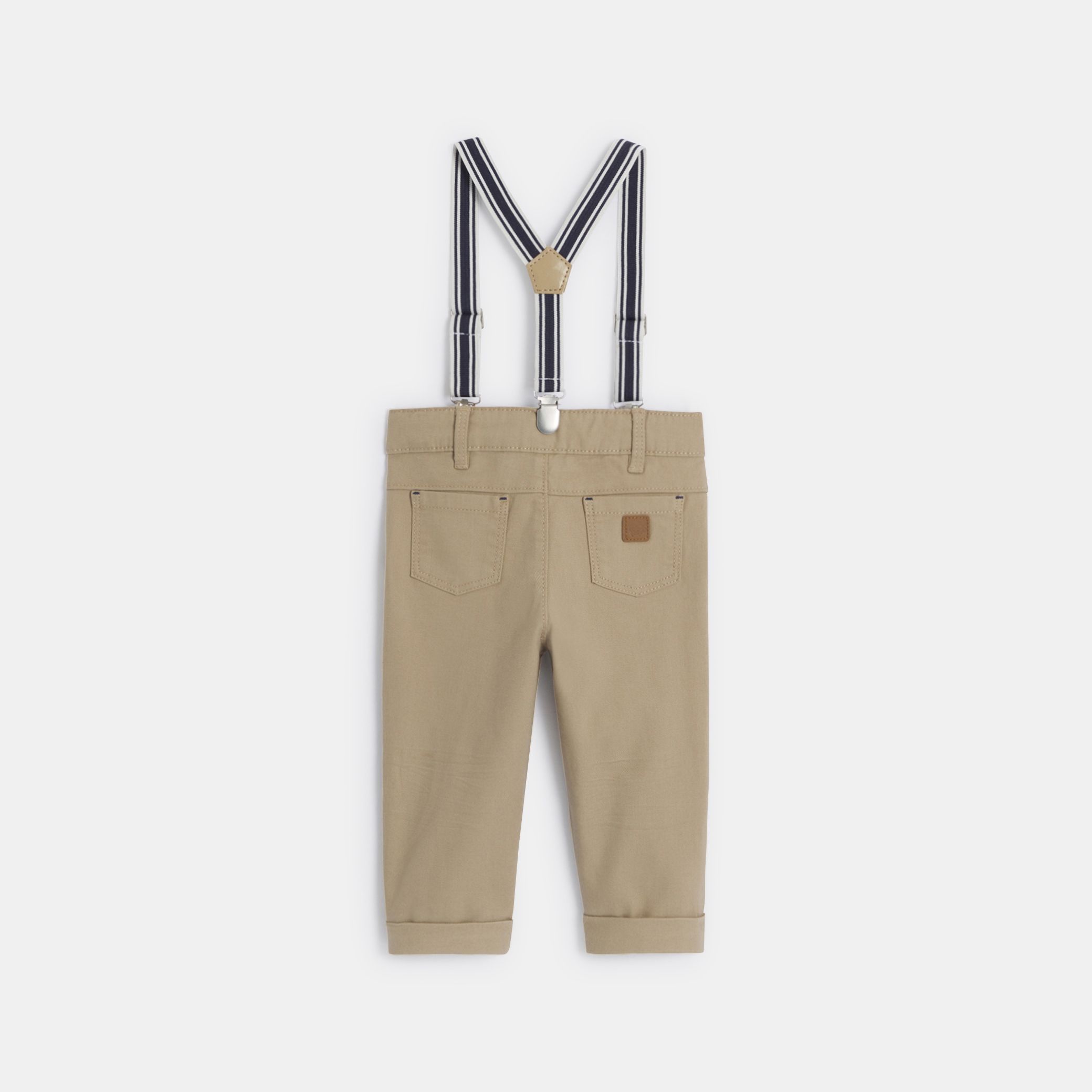 Quần yếm cotton có dây đai