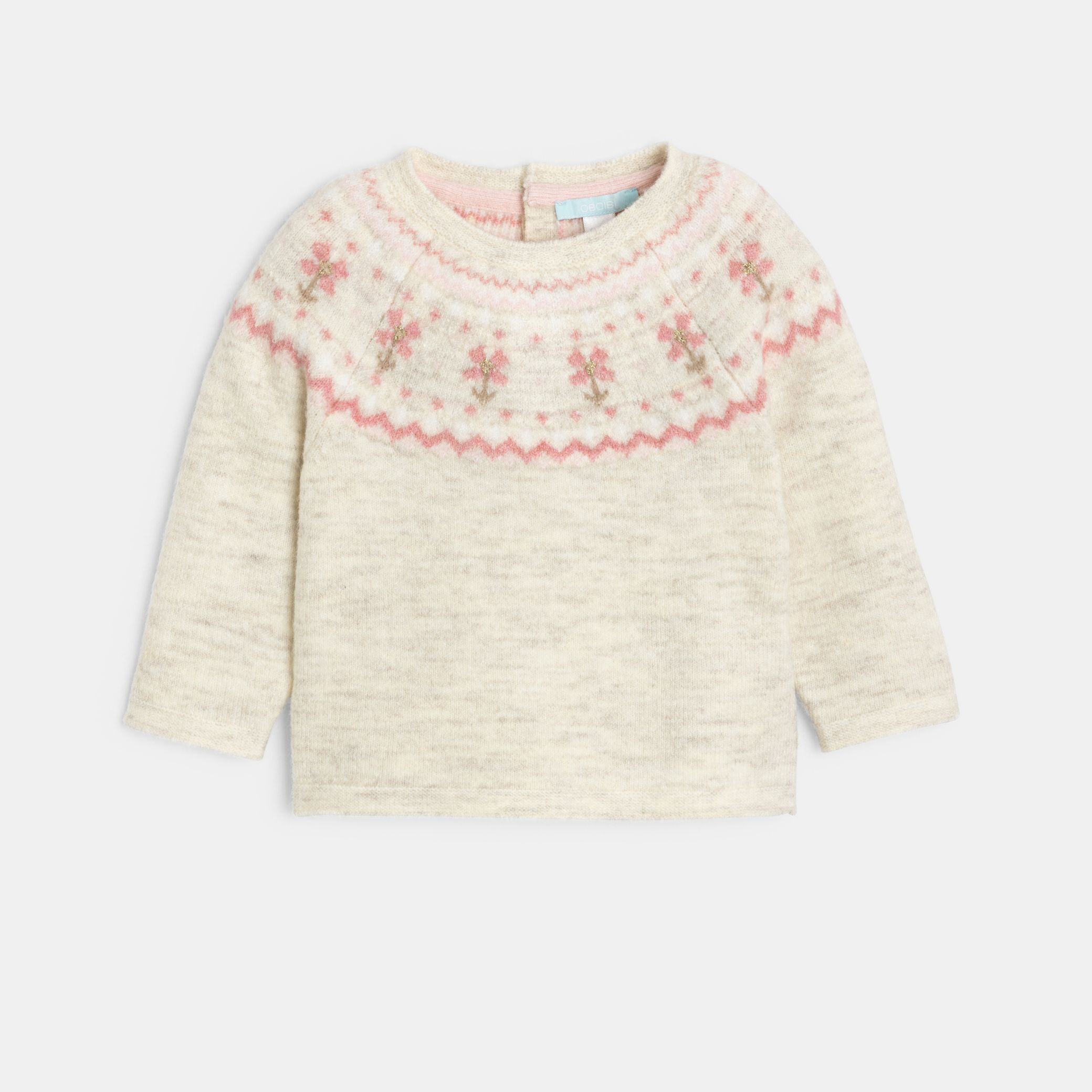 Áo len dệt kim Jacquard