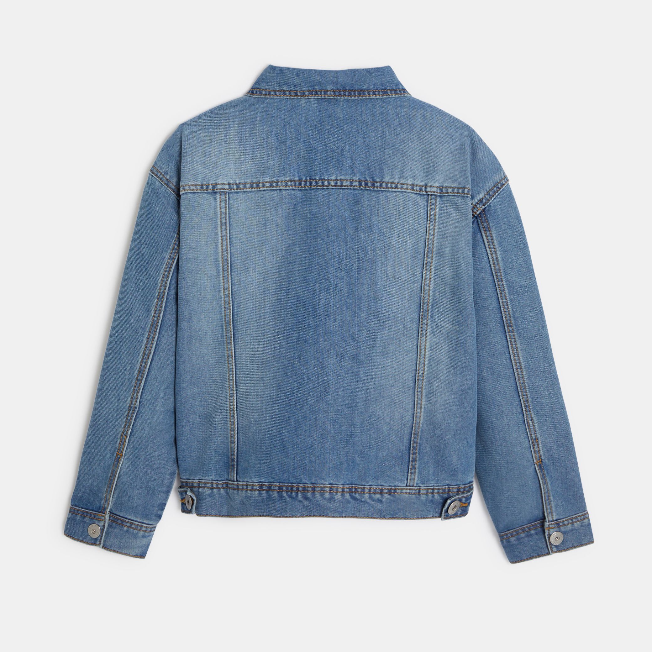 Áo khoác denim xanh