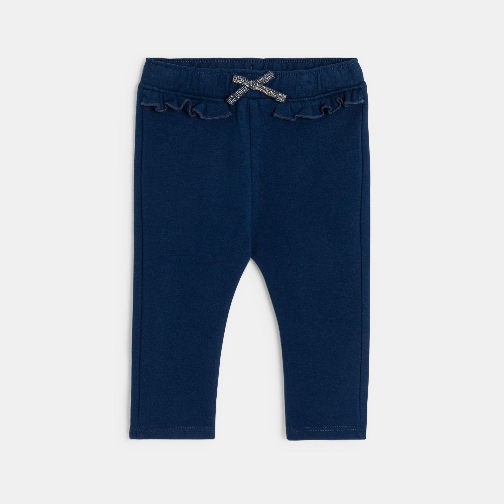 Quần legging viền nhún bèo