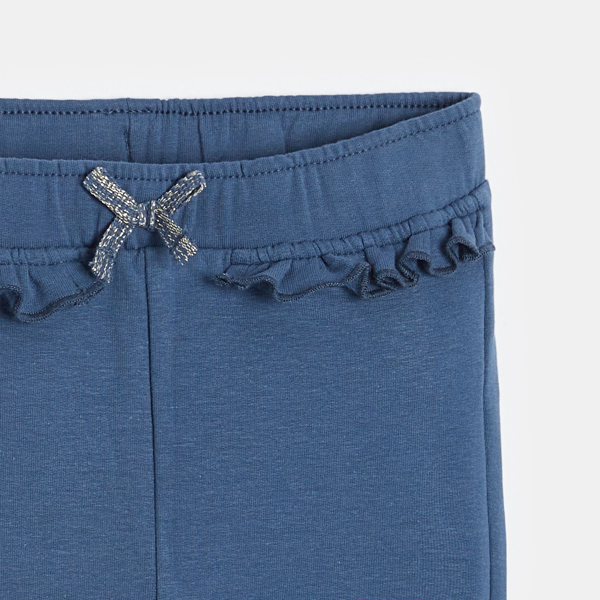 Quần legging viền nhún bèo