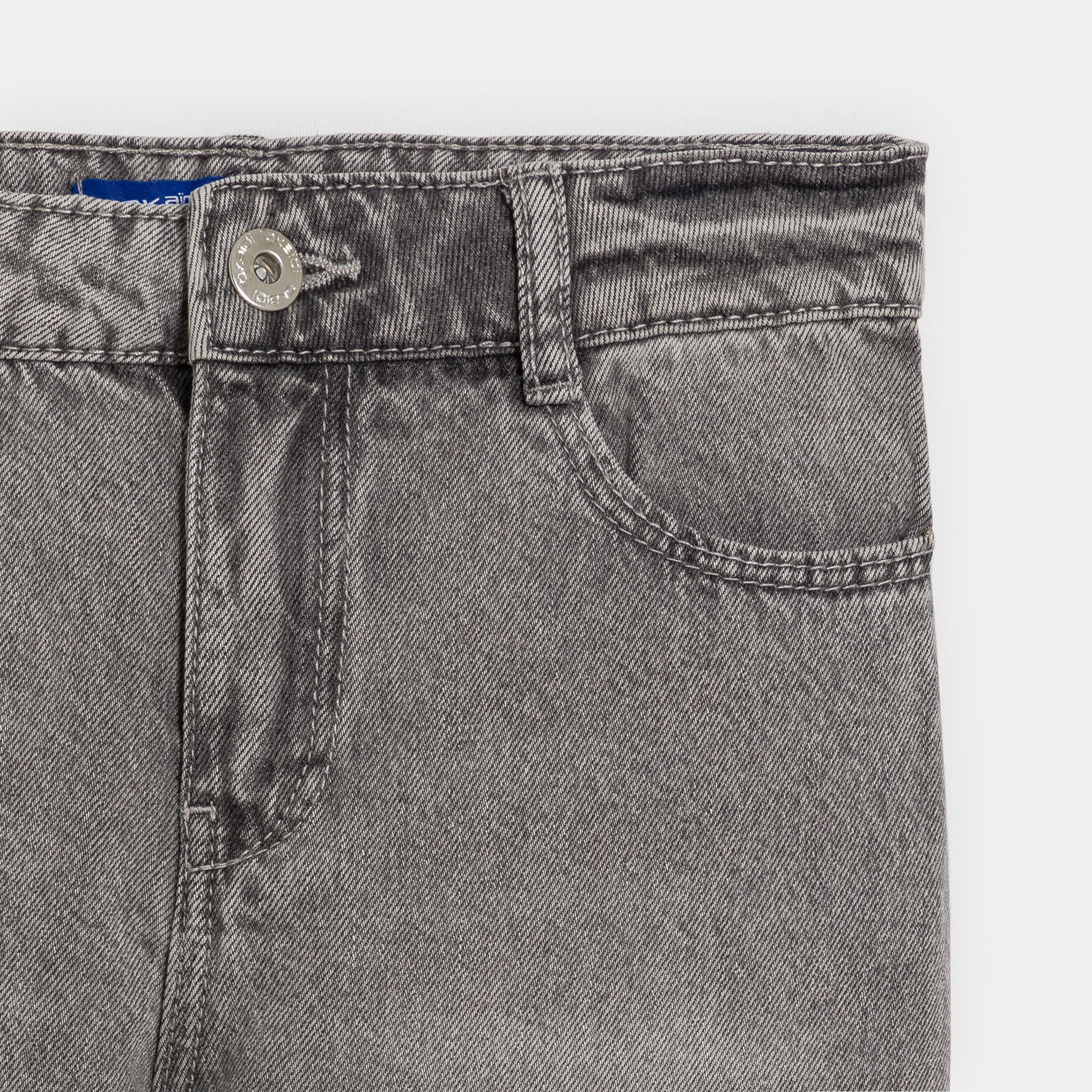 Quần jeans phai màu ống rộng