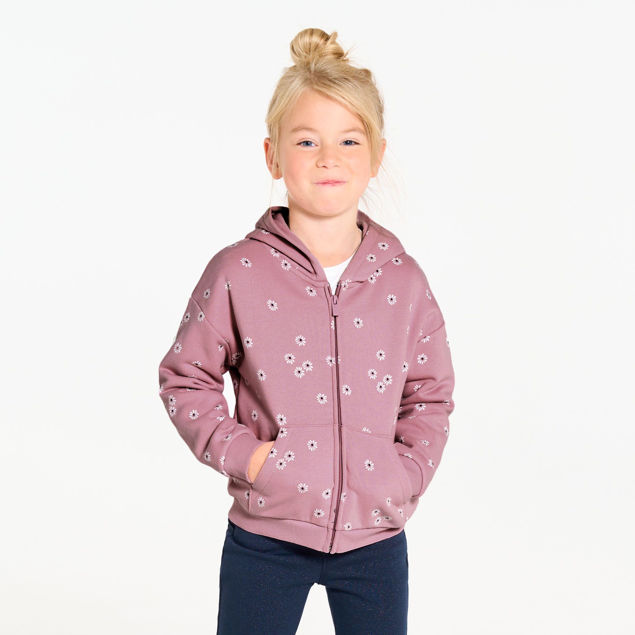 Áo hoodie họa tiết hoa