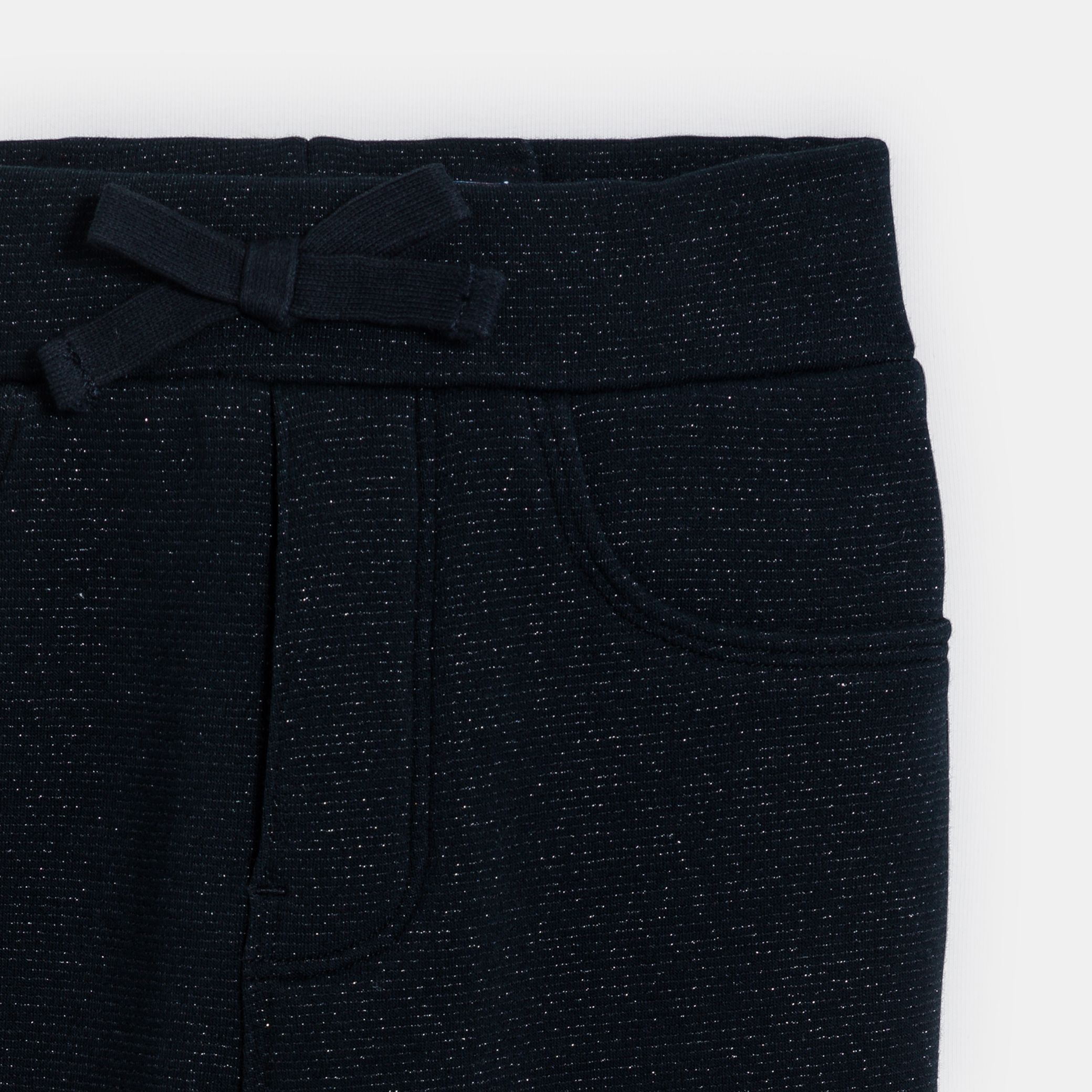 Quần jegging vải Milano màu be đậm ánh kim