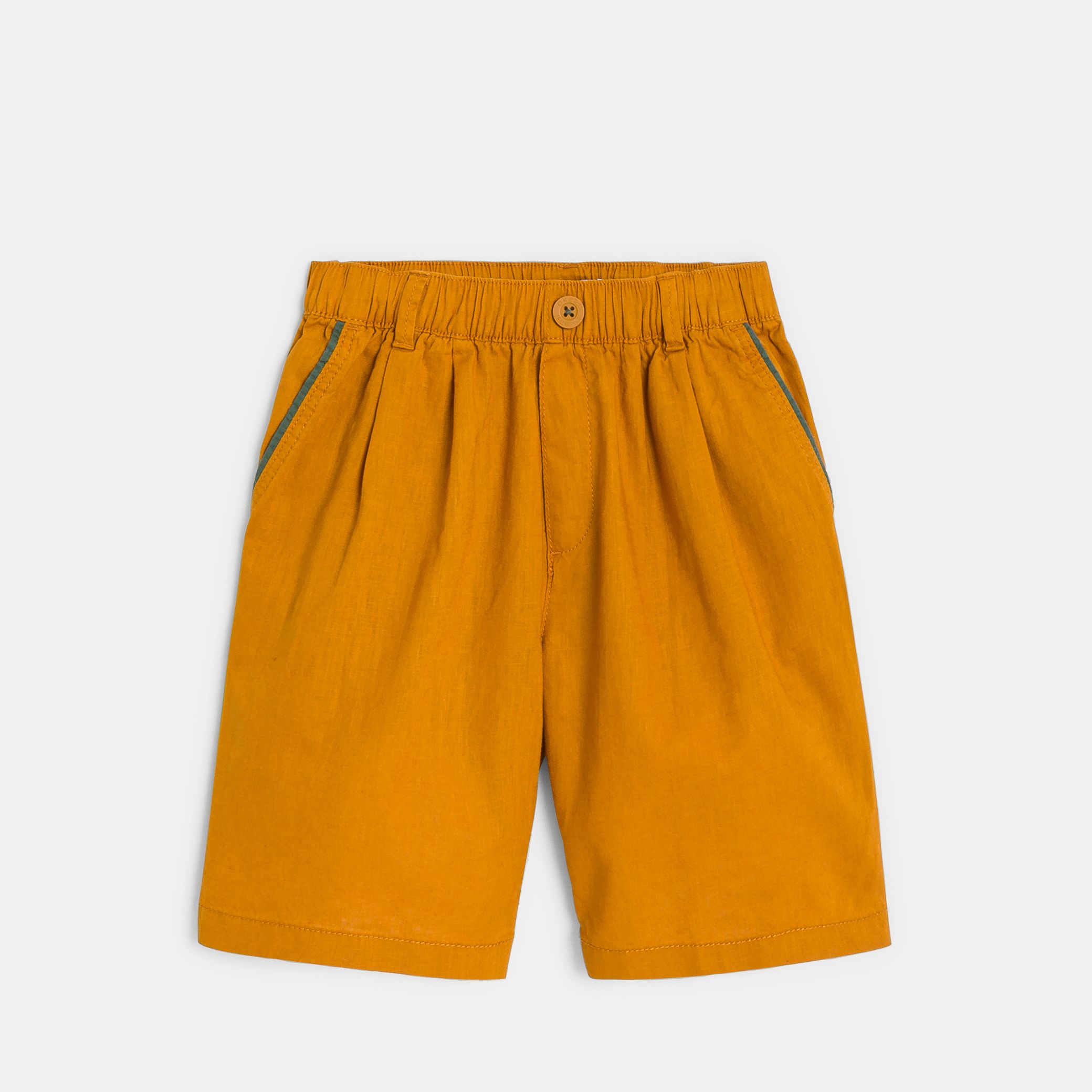 Quần short linen dáng rộng