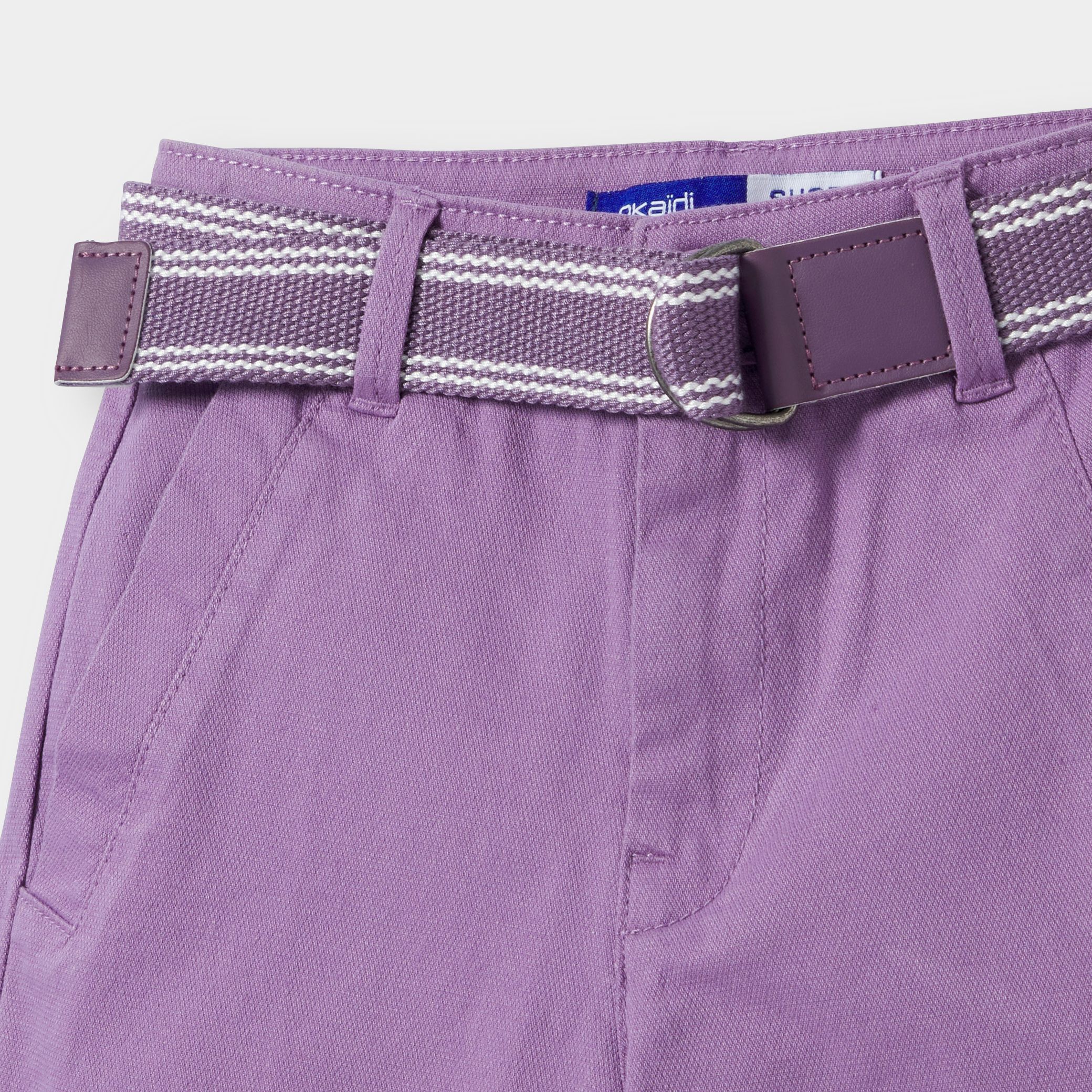 Quần short chino thắt lưng