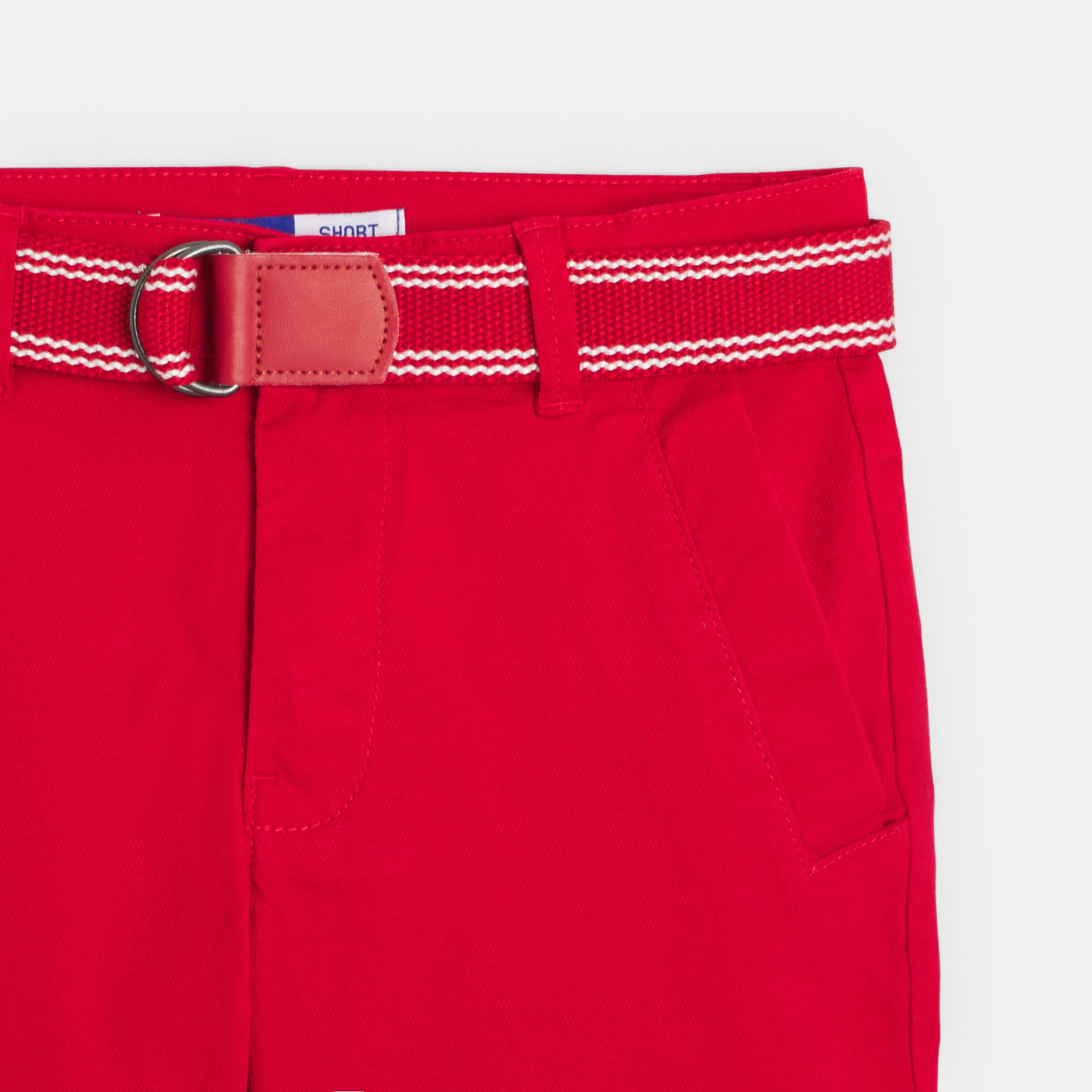 Quần short chino thắt lưng