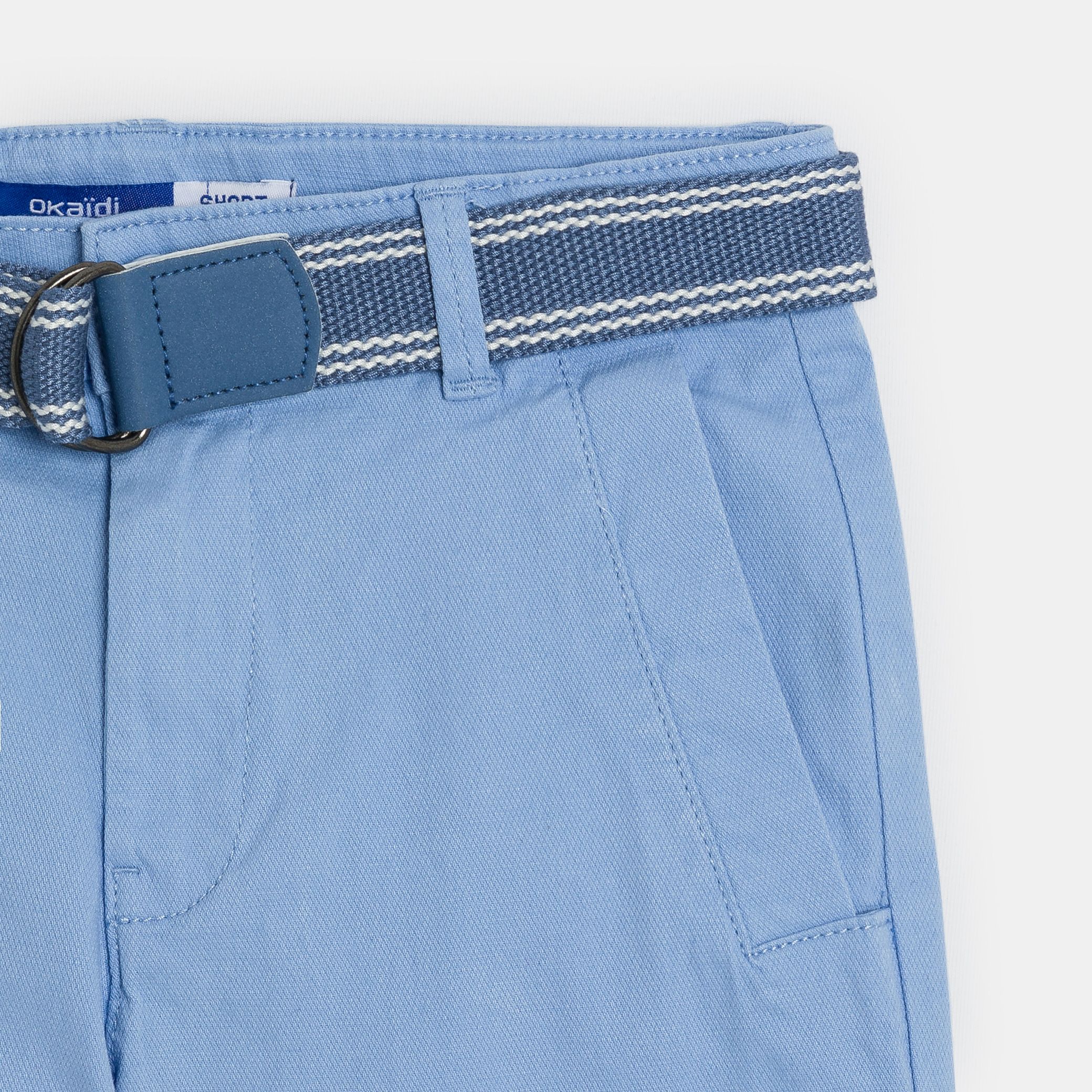 Quần short chino thắt lưng