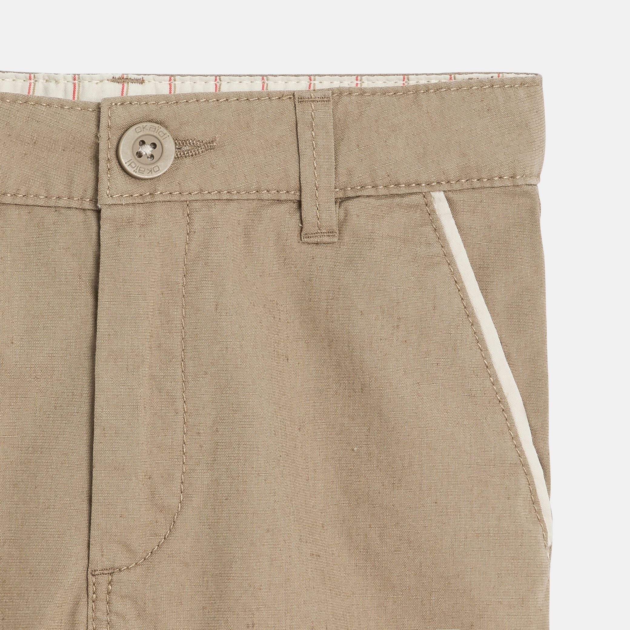 Quần short bermuda kèm thắt lưng