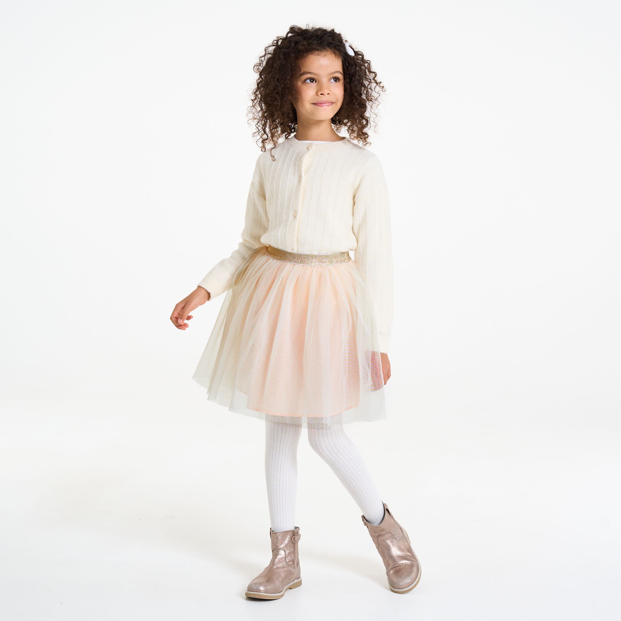 Chân váy ngắn vải tulle