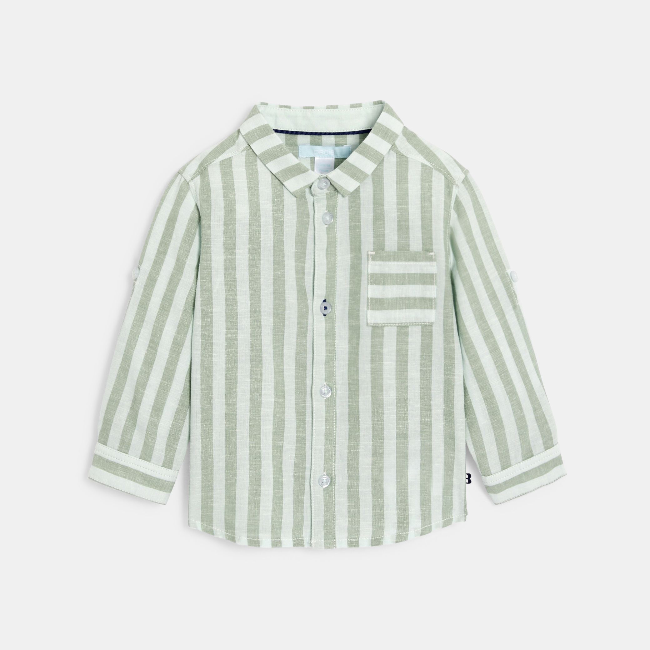Áo sơ mi cotton kẻ sọc
