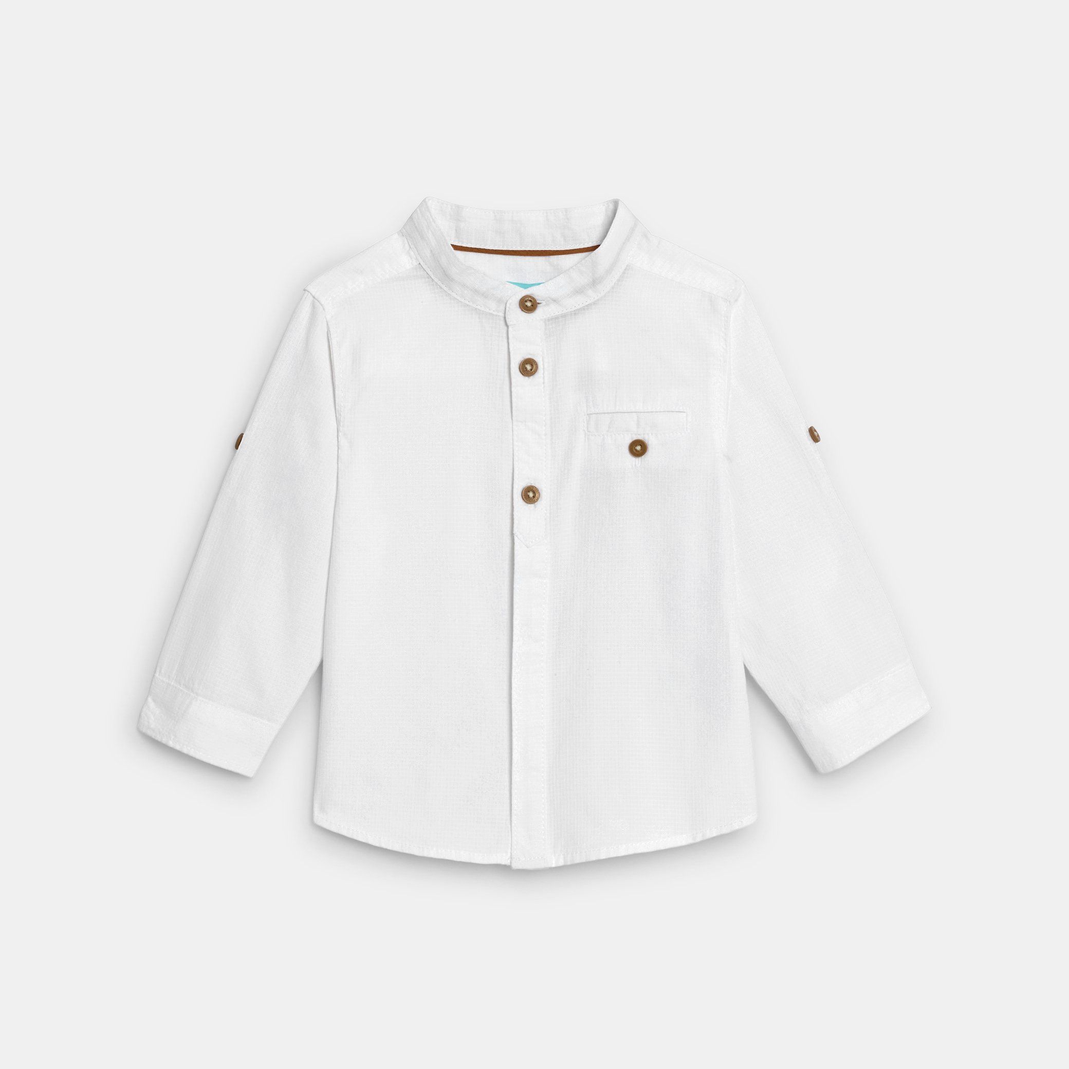 Áo sơ mi cotton in họa tiết