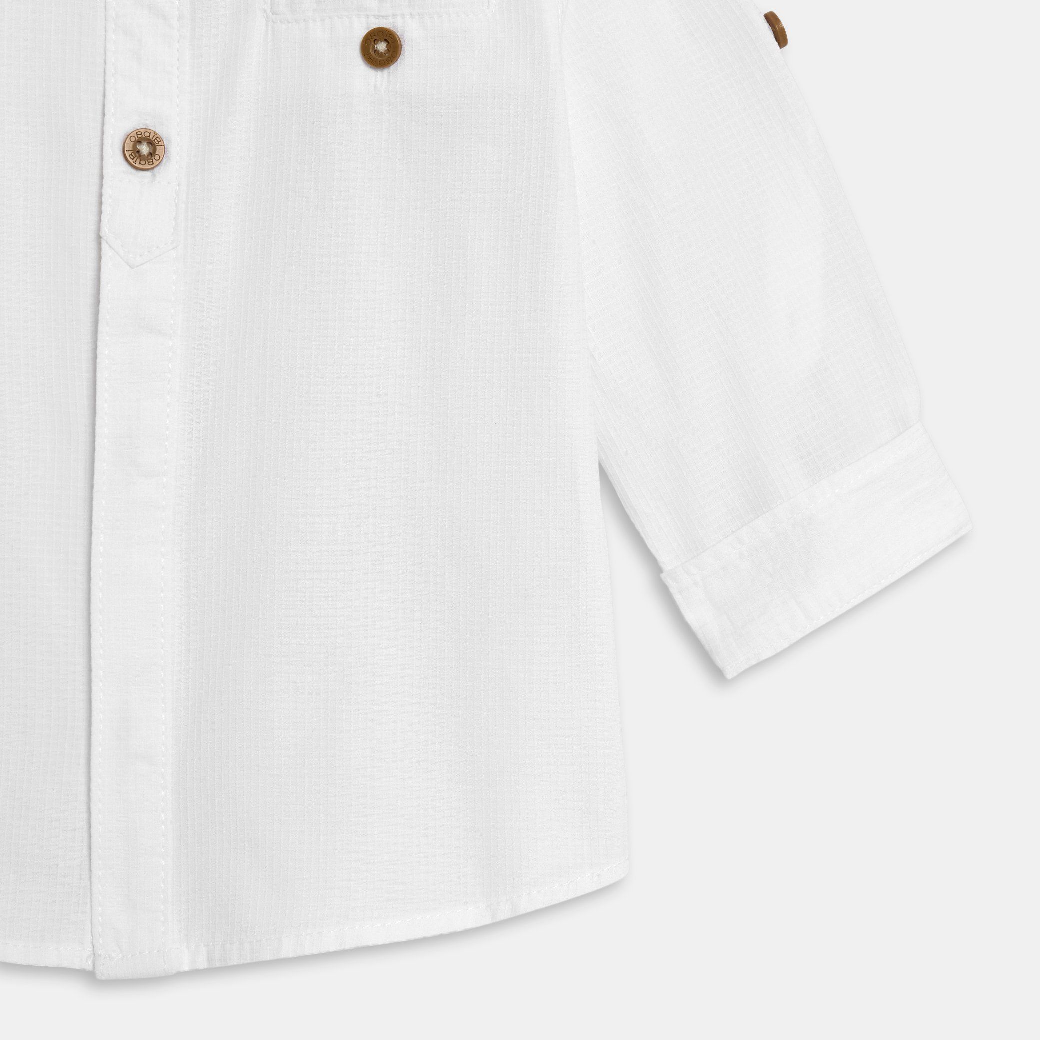 Áo sơ mi cotton in họa tiết