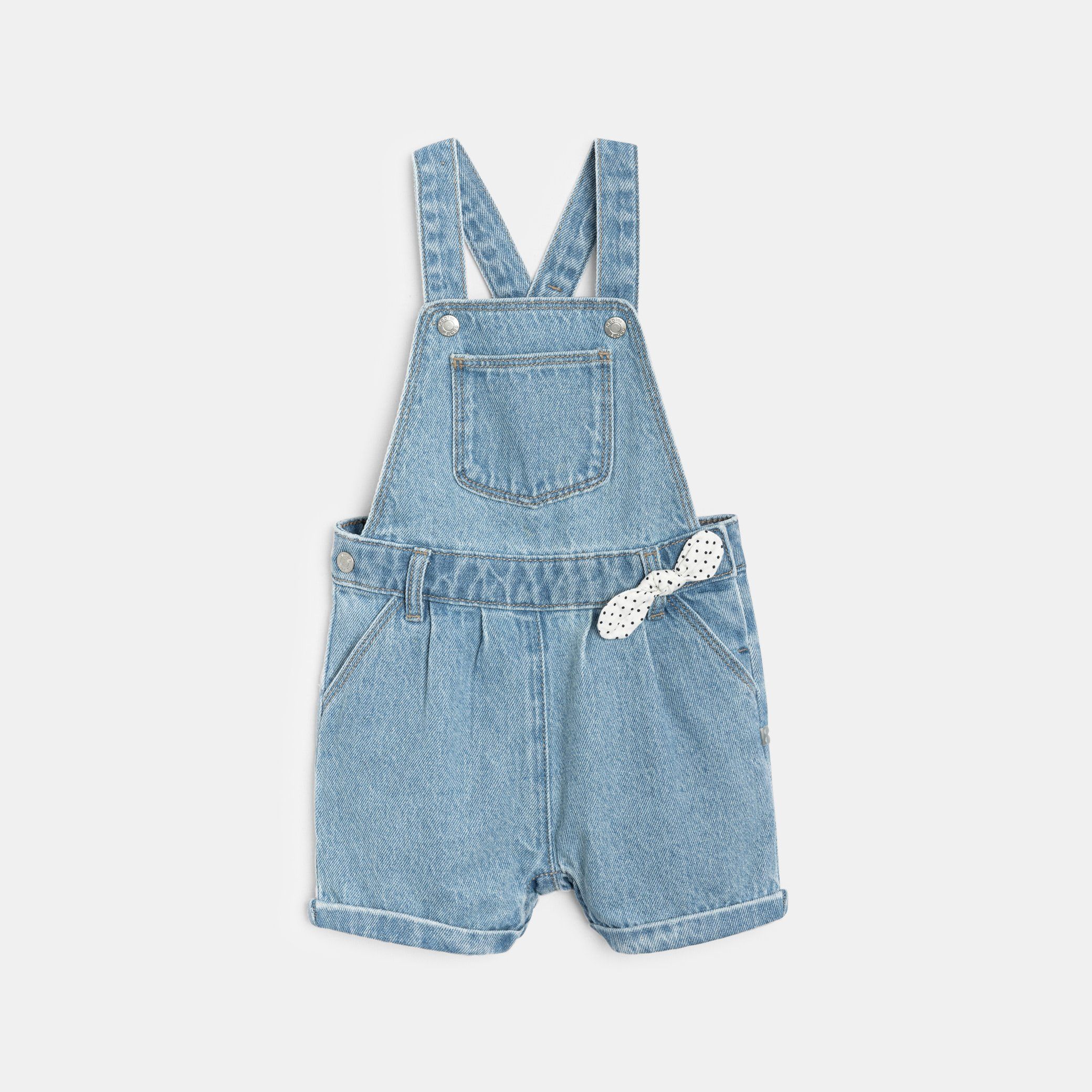 Quần yếm denim