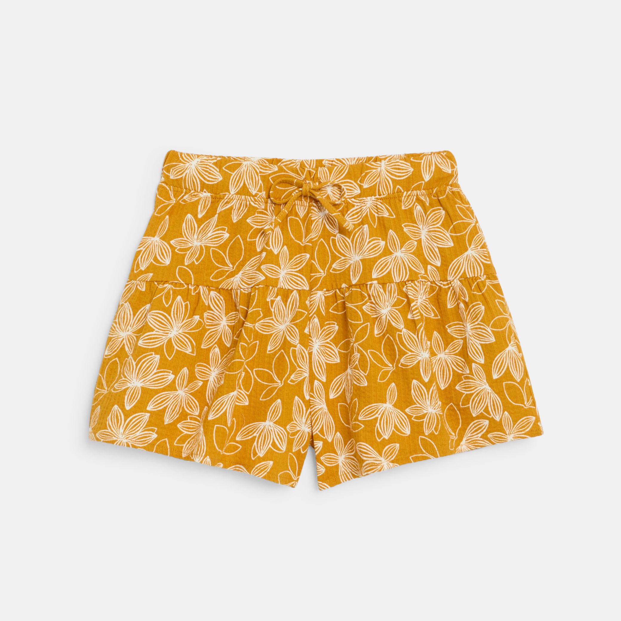 Quần short ống loe in hình