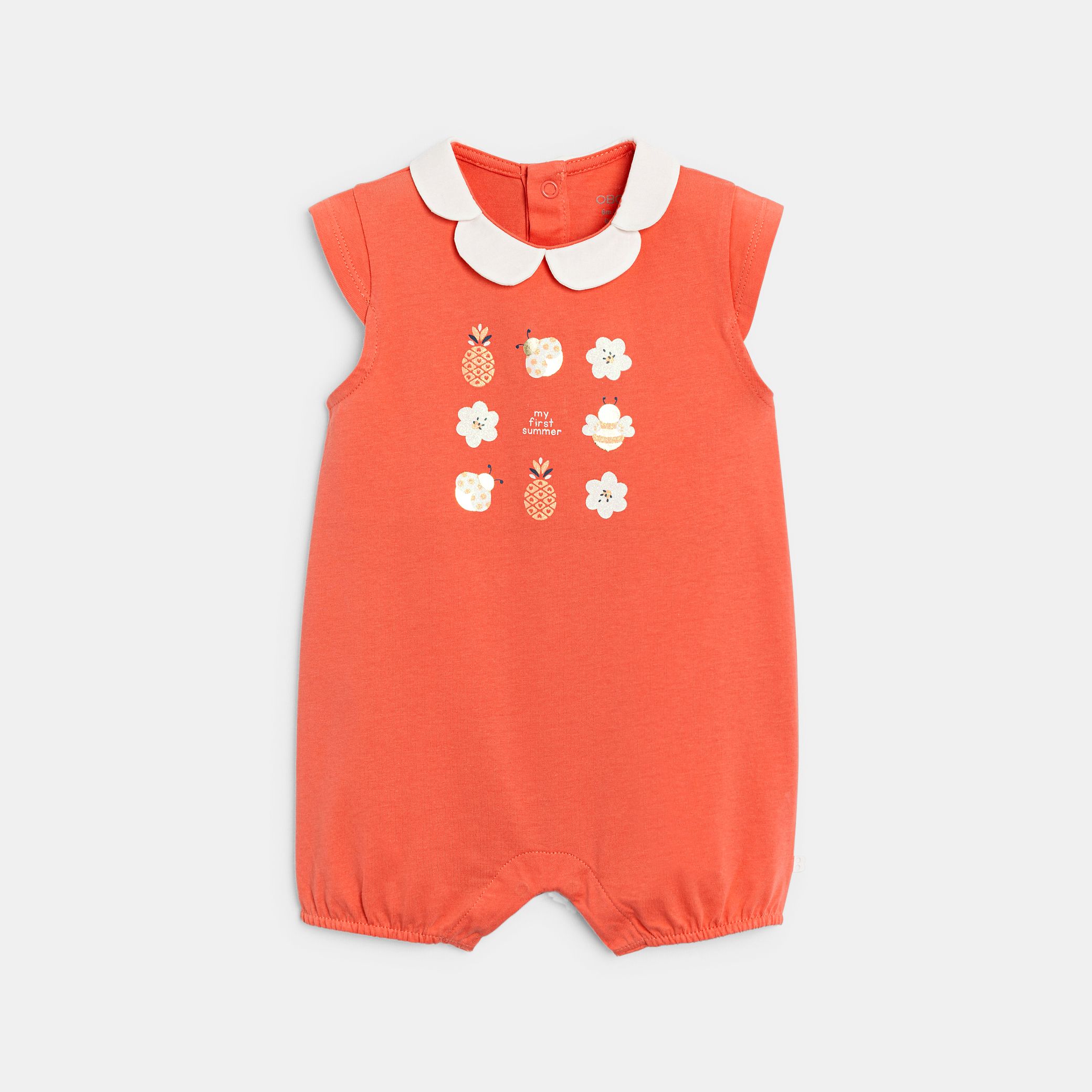 Bộ đồ playsuit có cổ hình cánh hoa