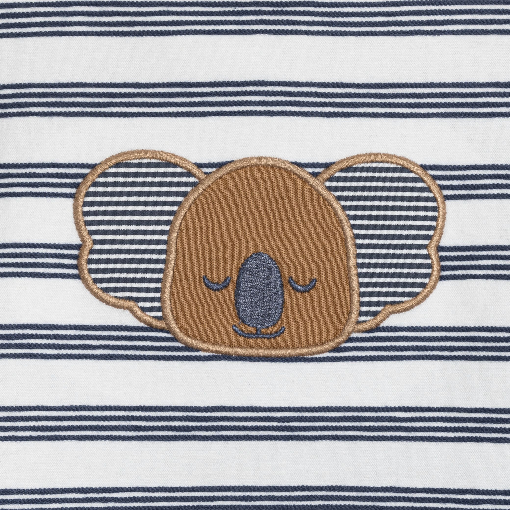 Bộ liền thân sọc hình koala và cá voi