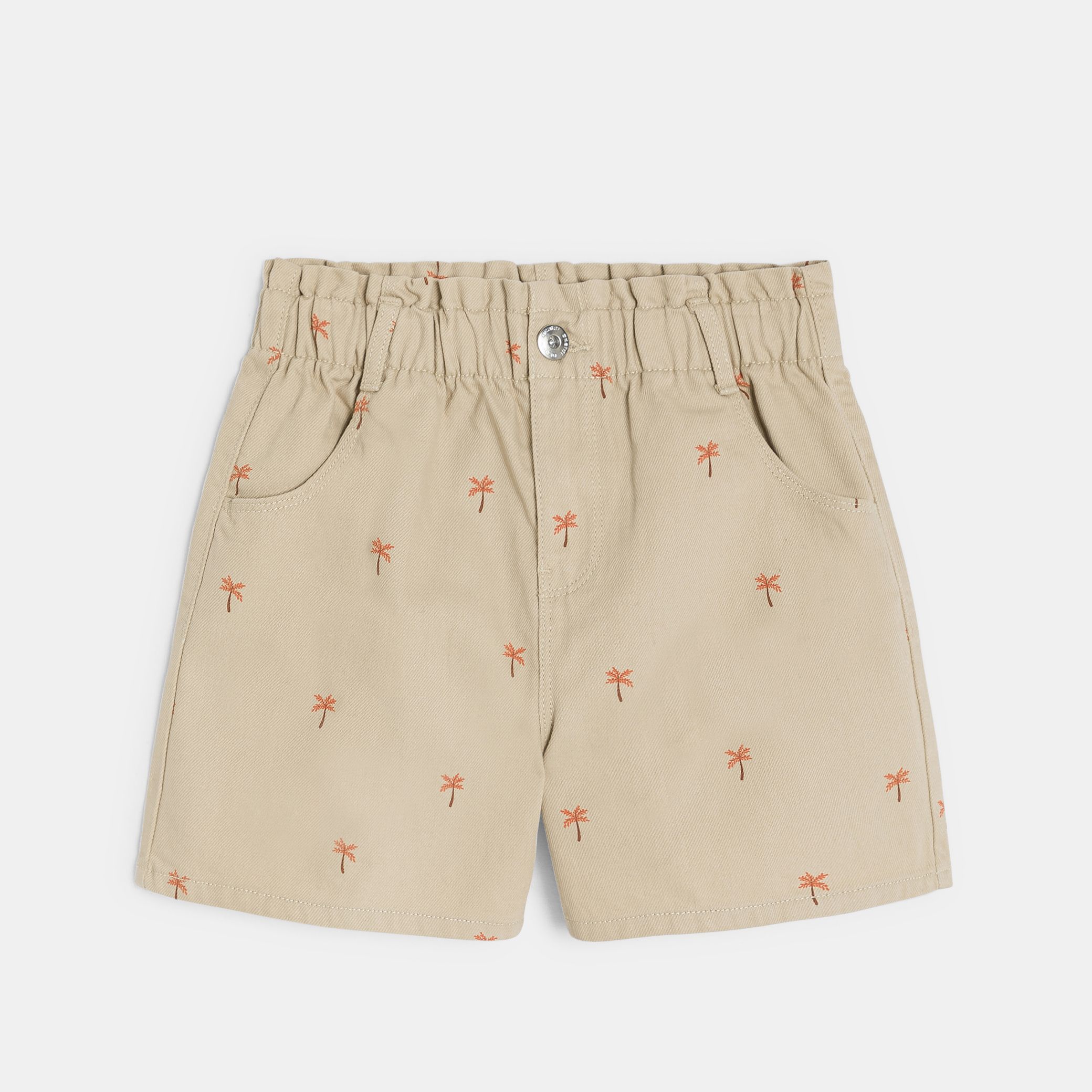 Quần short họa tiết cây cọ