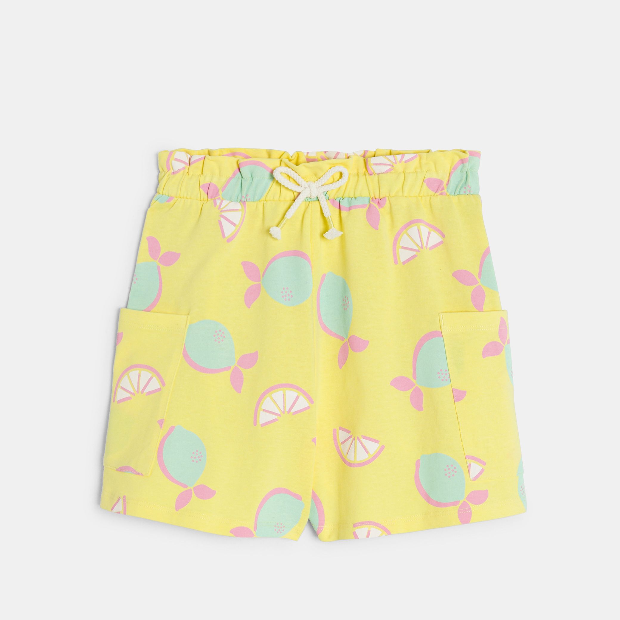 Quần short jersey in họa tiết