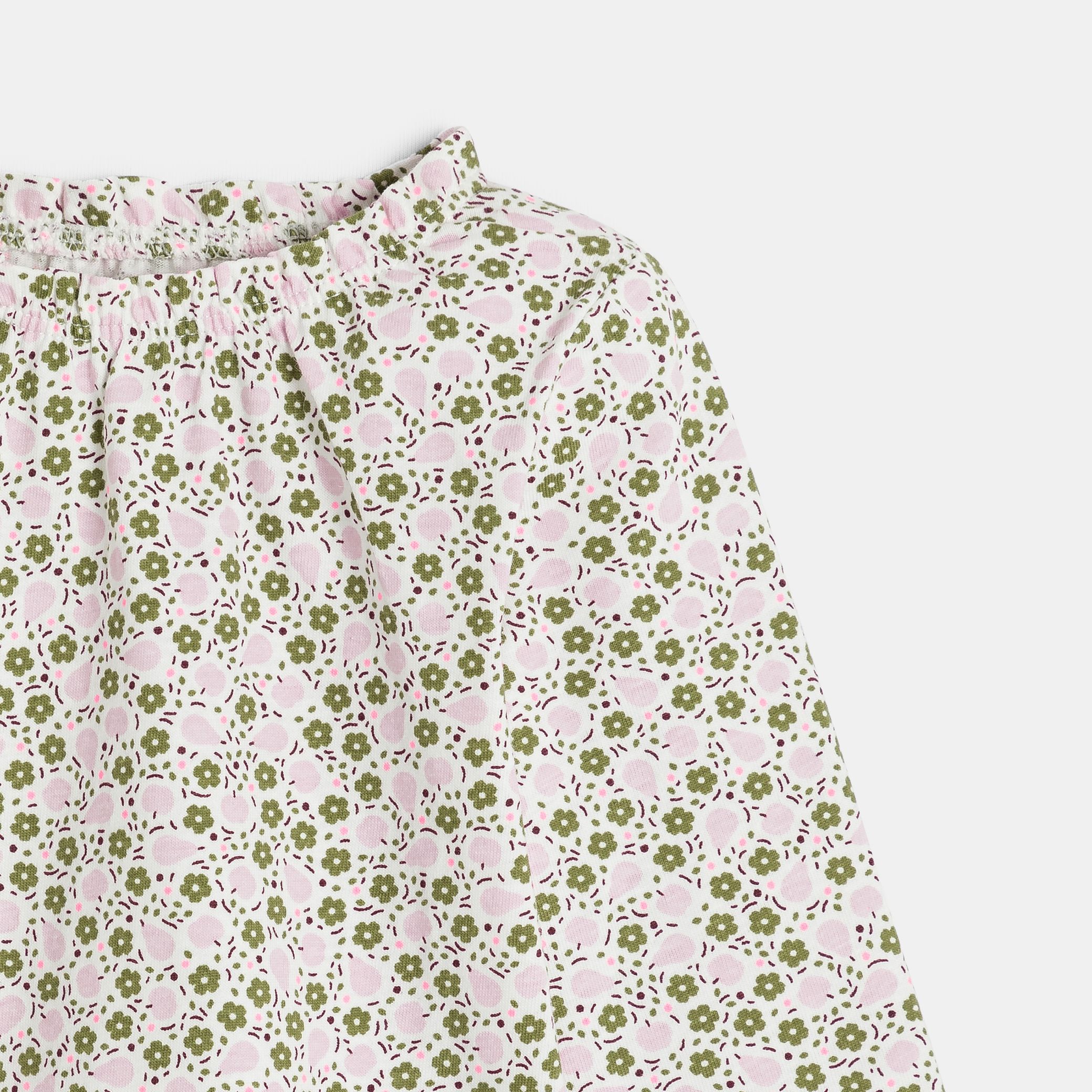 Áo blouse hoa tím