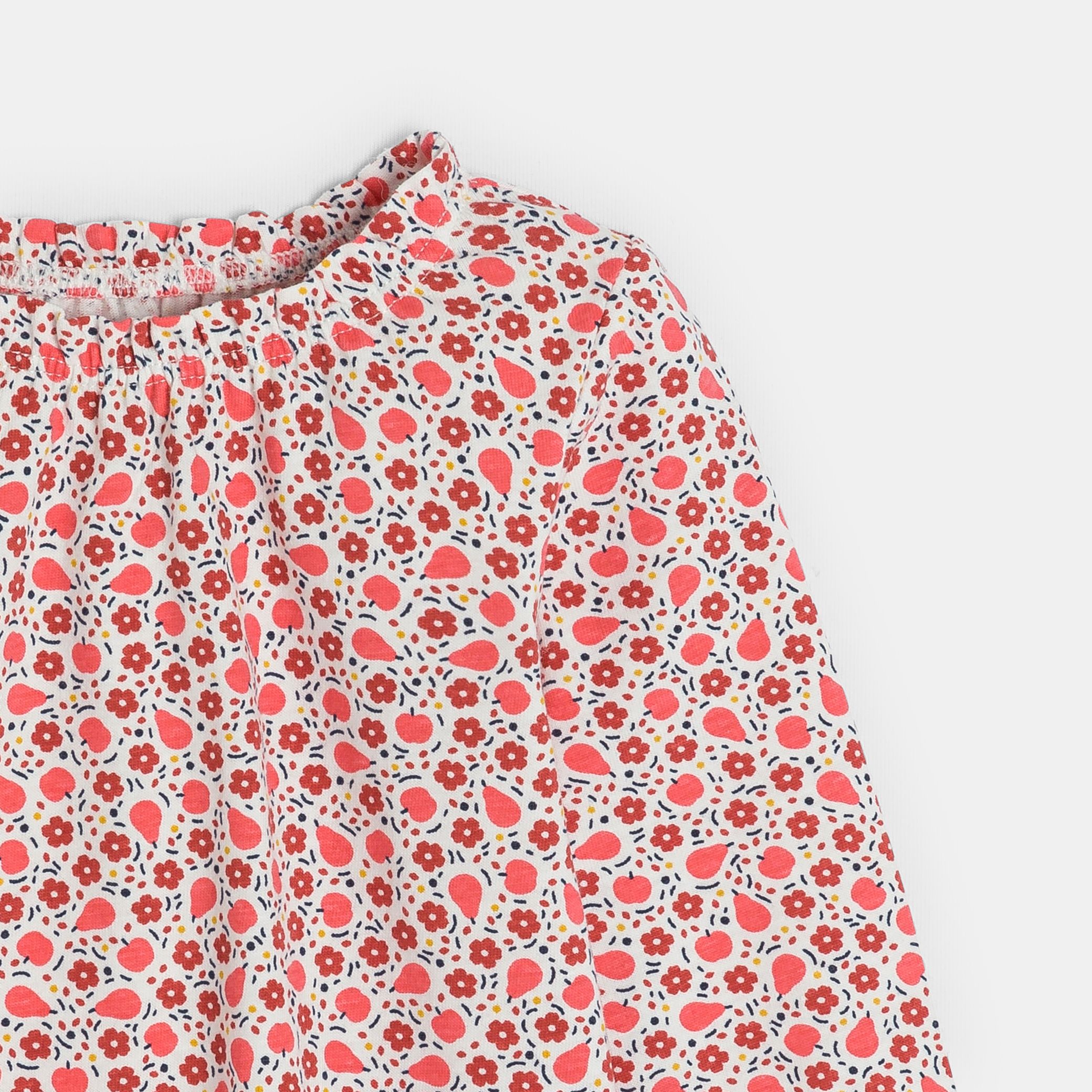 Áo blouse hoa tím
