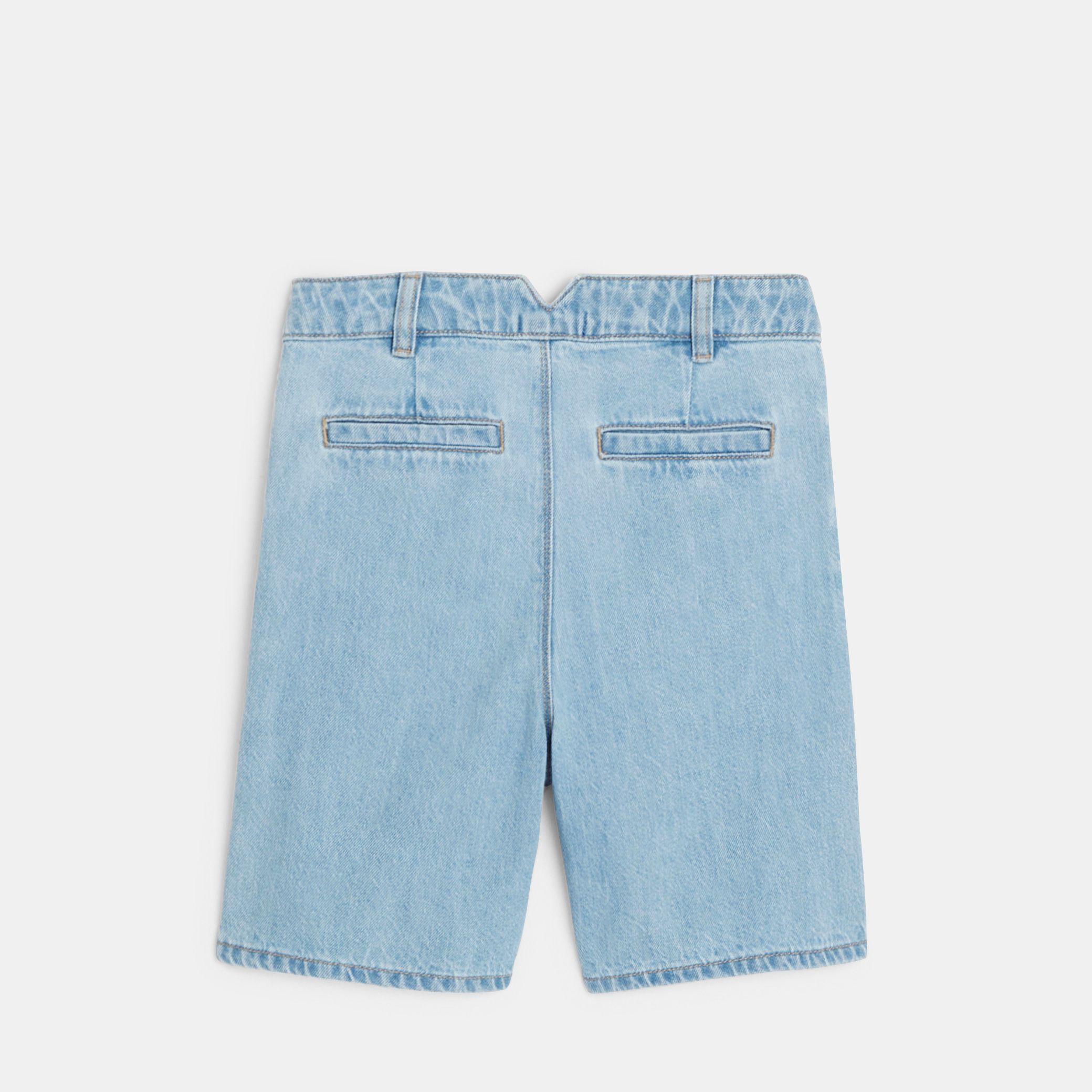 Quần short denim xanh nhạt