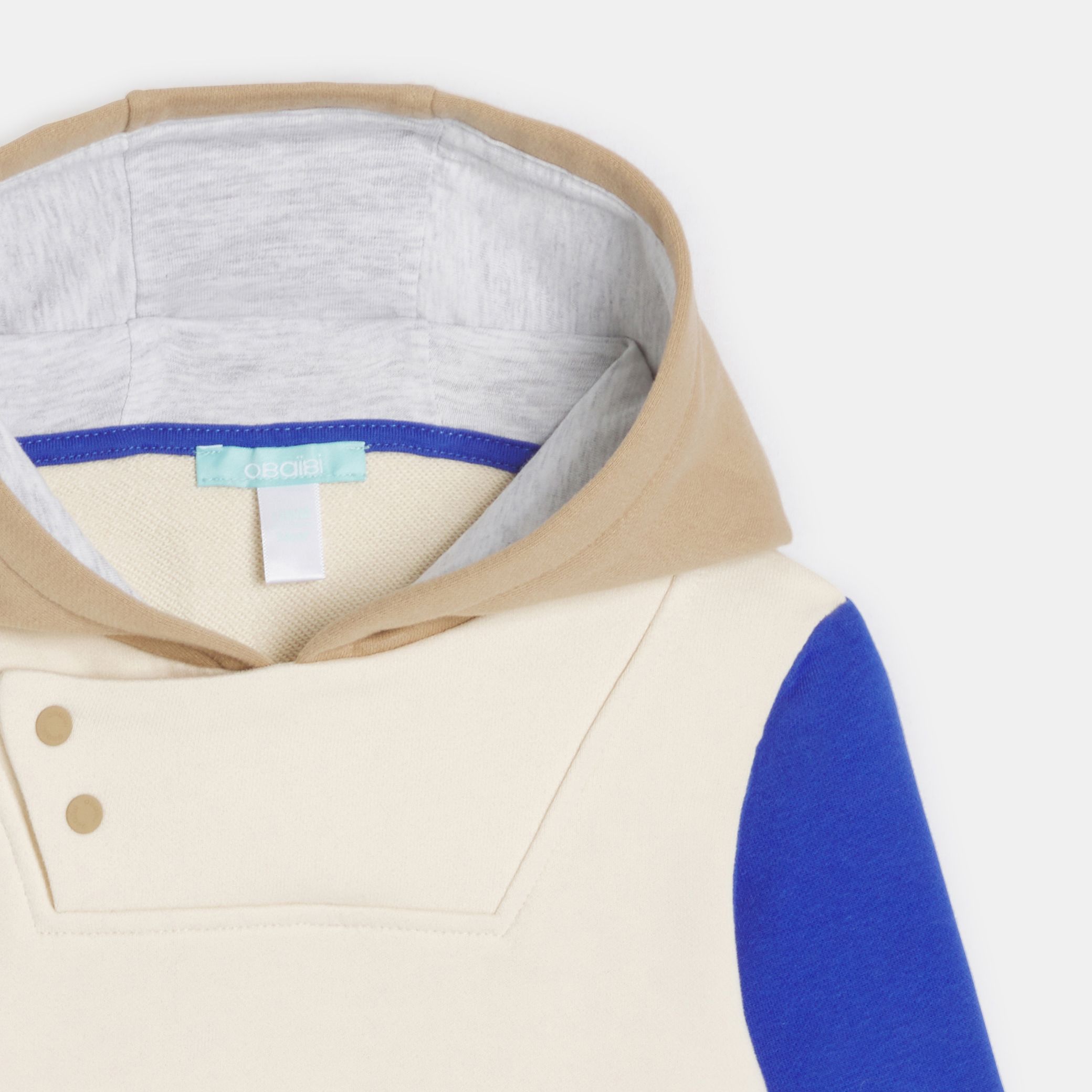 Áo hoodie nỉ màu be