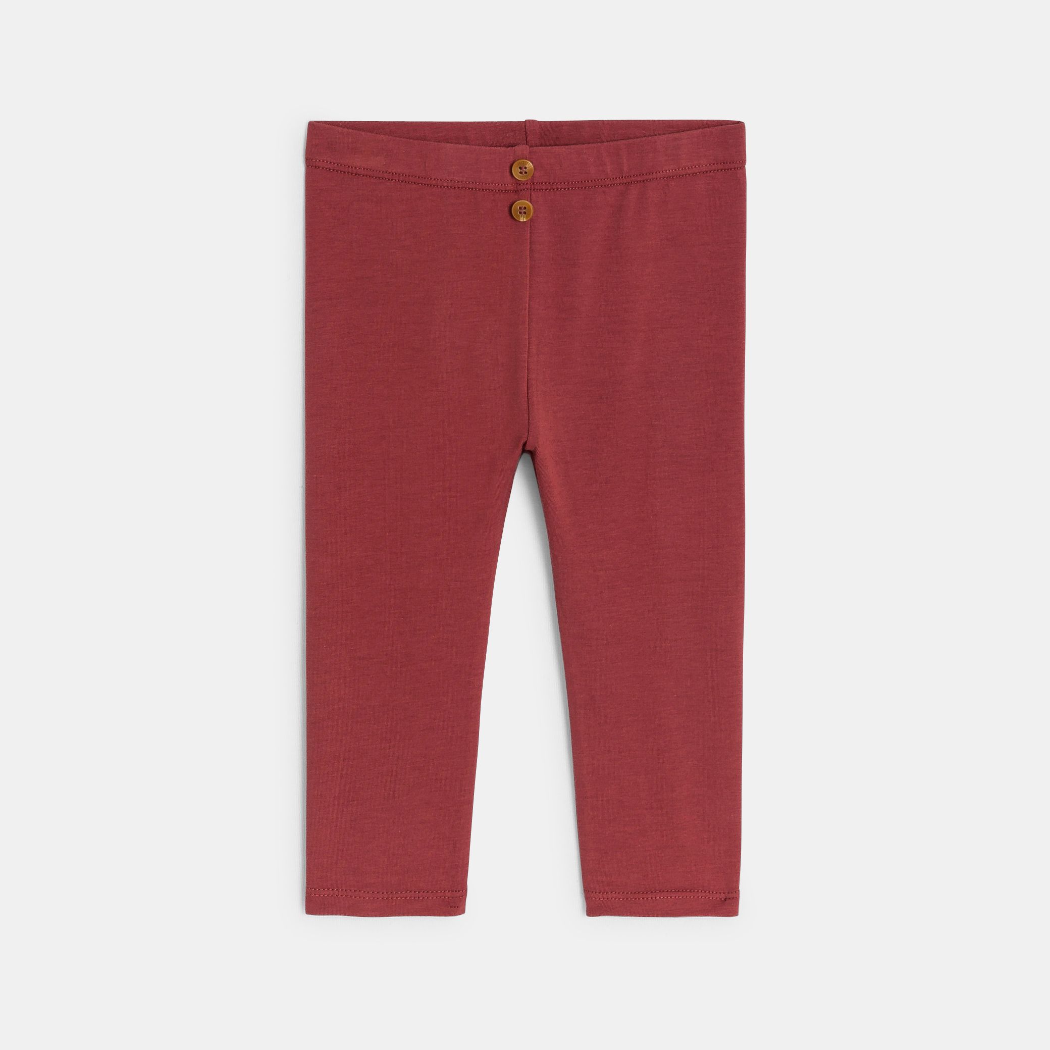 Đầm in báo kèm legging đỏ boóc-đô