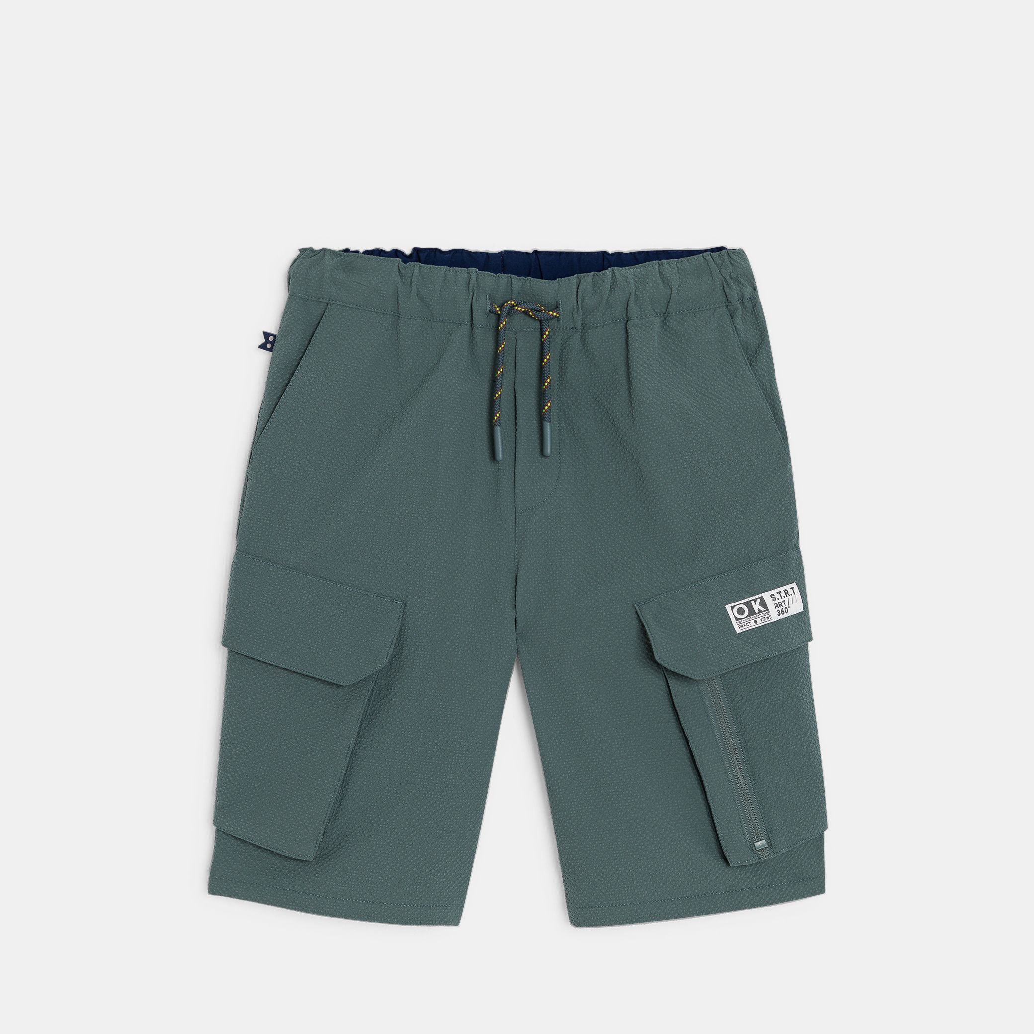 Quần short cargo xanh kaki