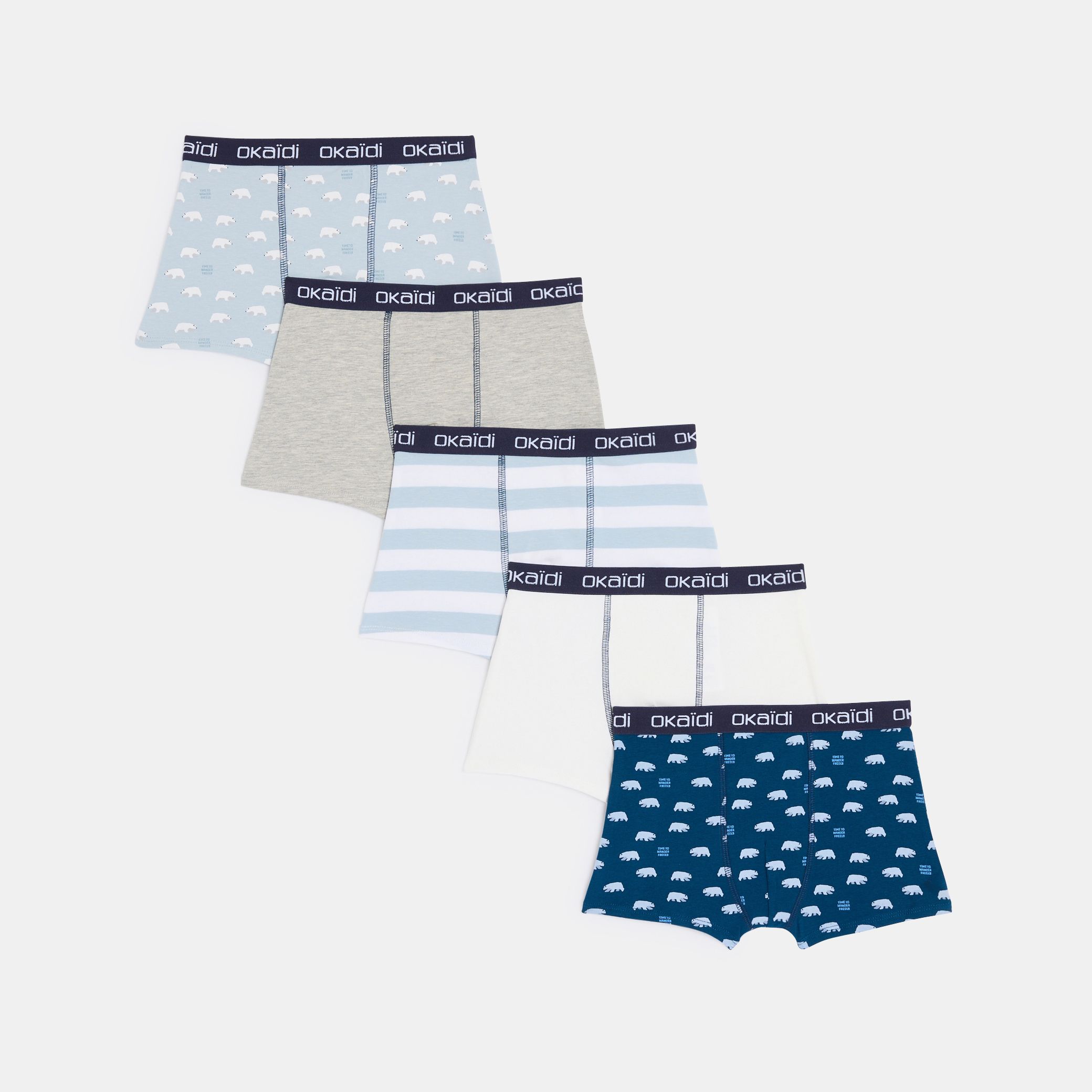 Bộ 5 quần lót cotton