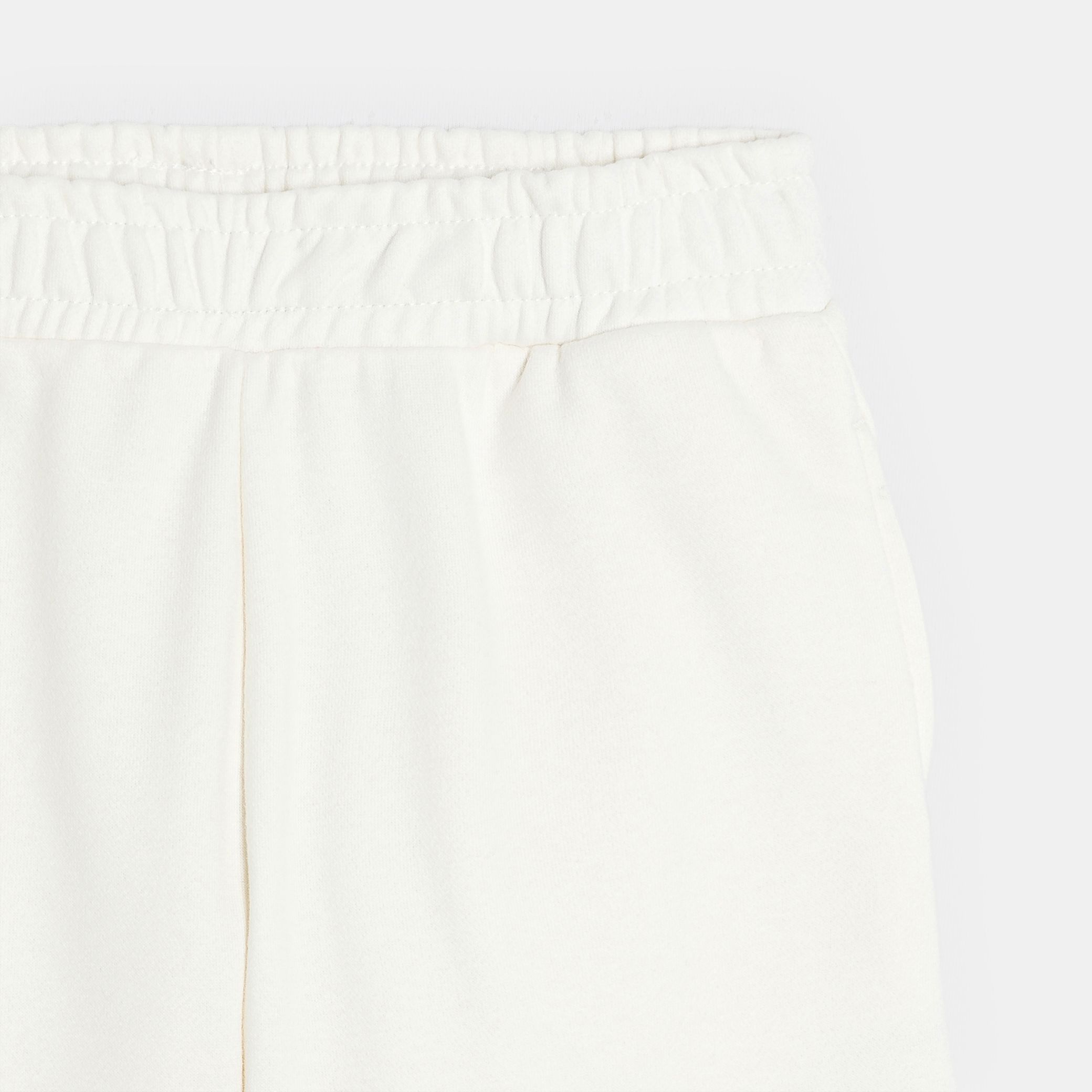 Quần jogger nỉ hồng trơn ống rộng