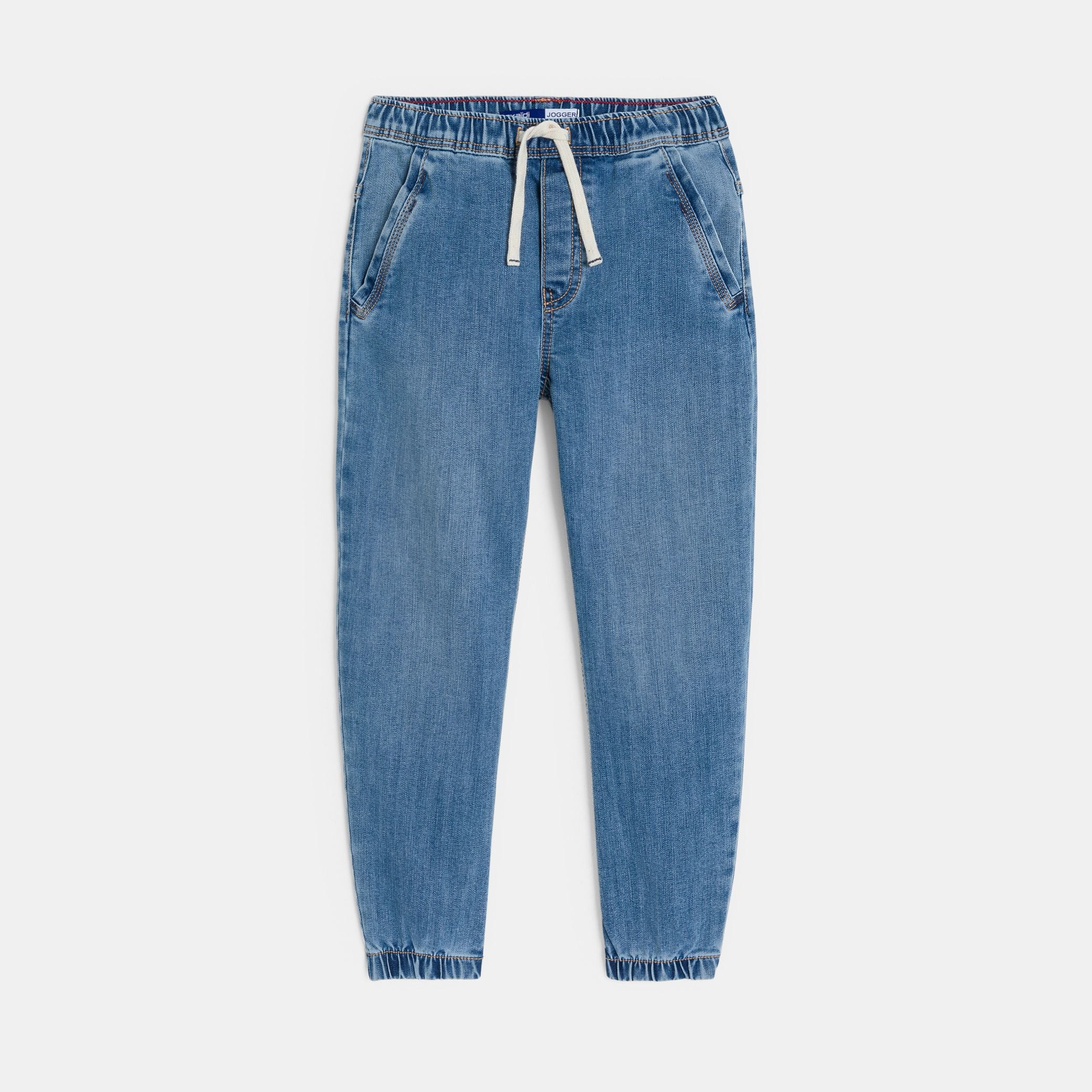 Quần jogger jeans denim cho bé trai