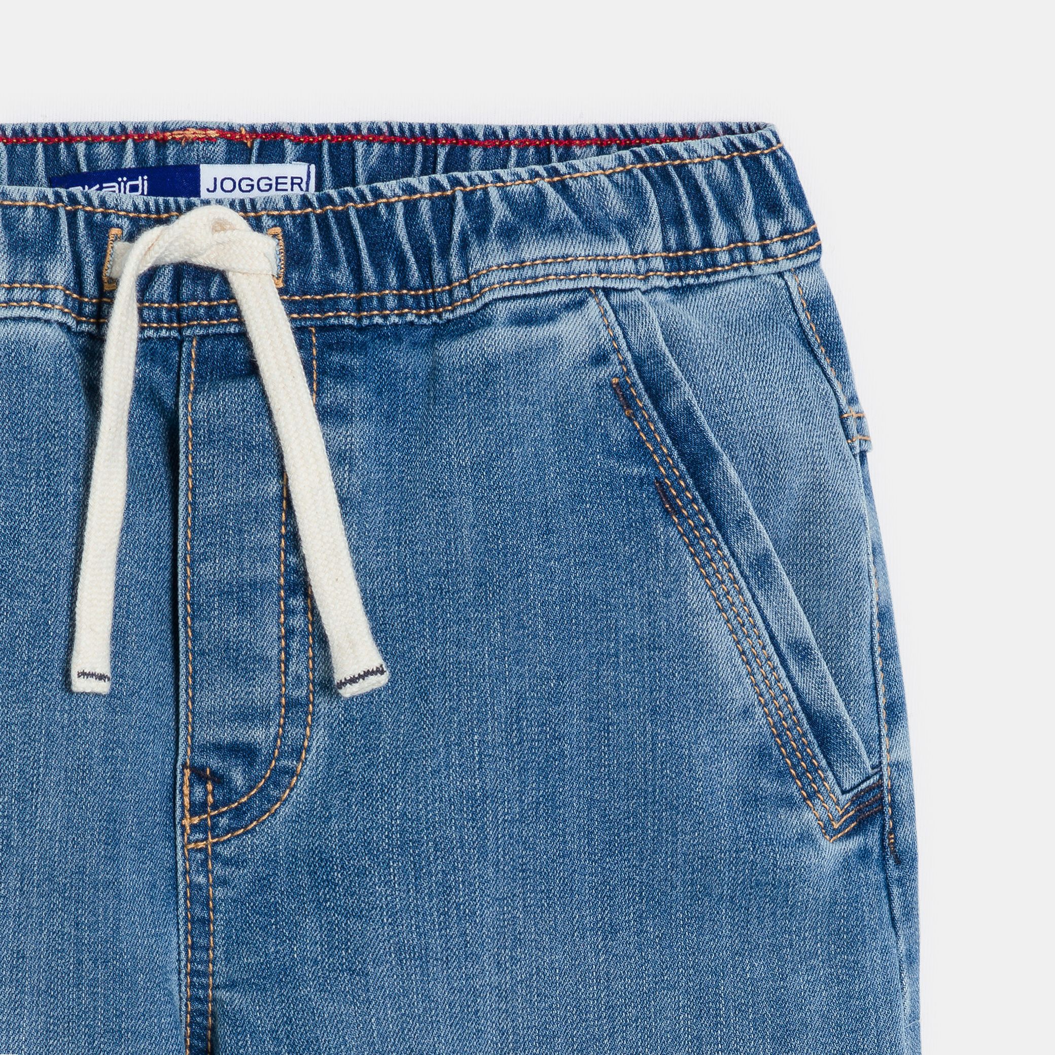 Quần jogger jeans denim cho bé trai