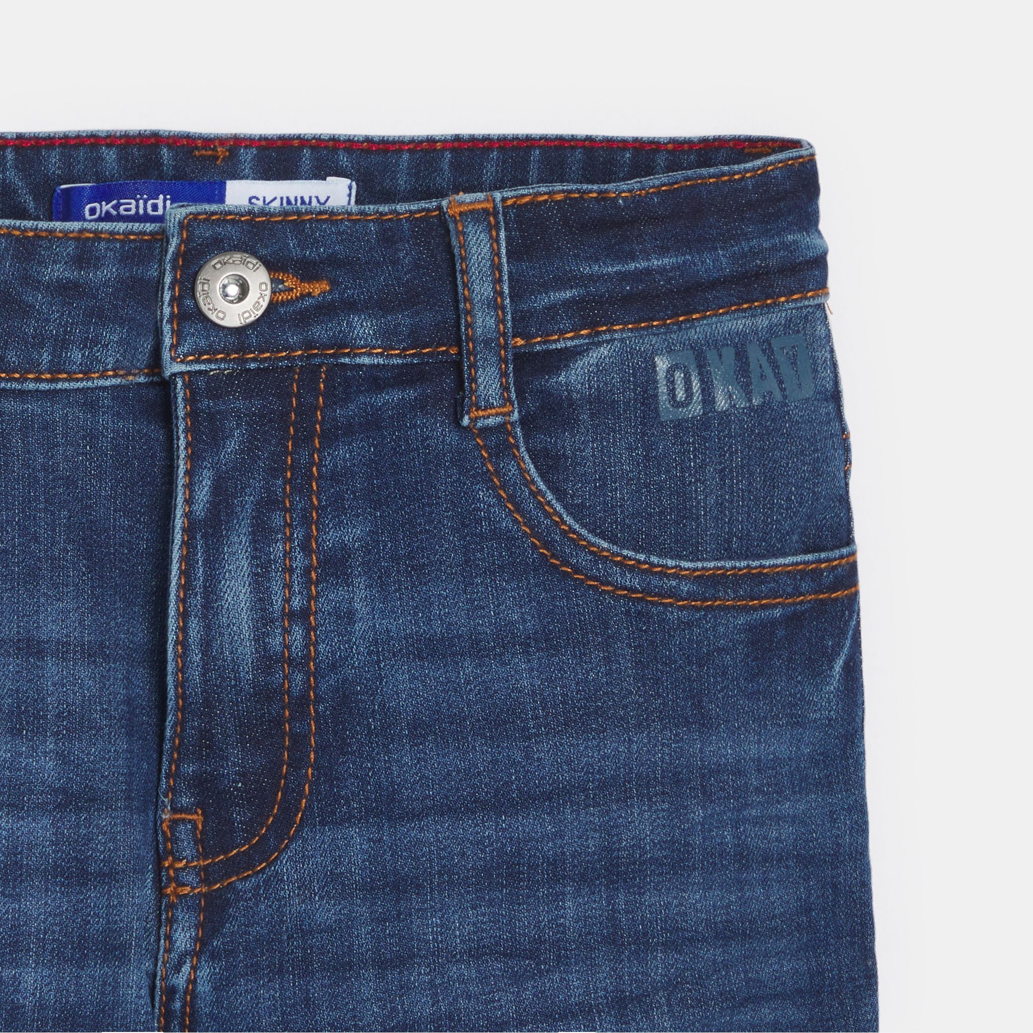 Quần skinny jeans xanh