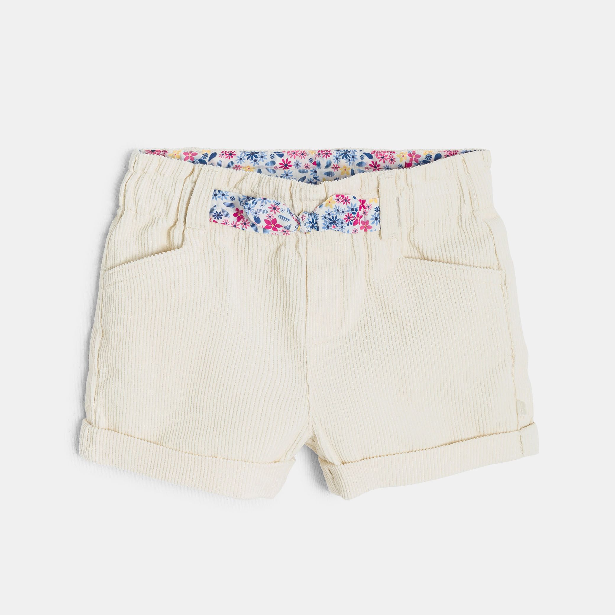 Quần short nhung cho bé gái